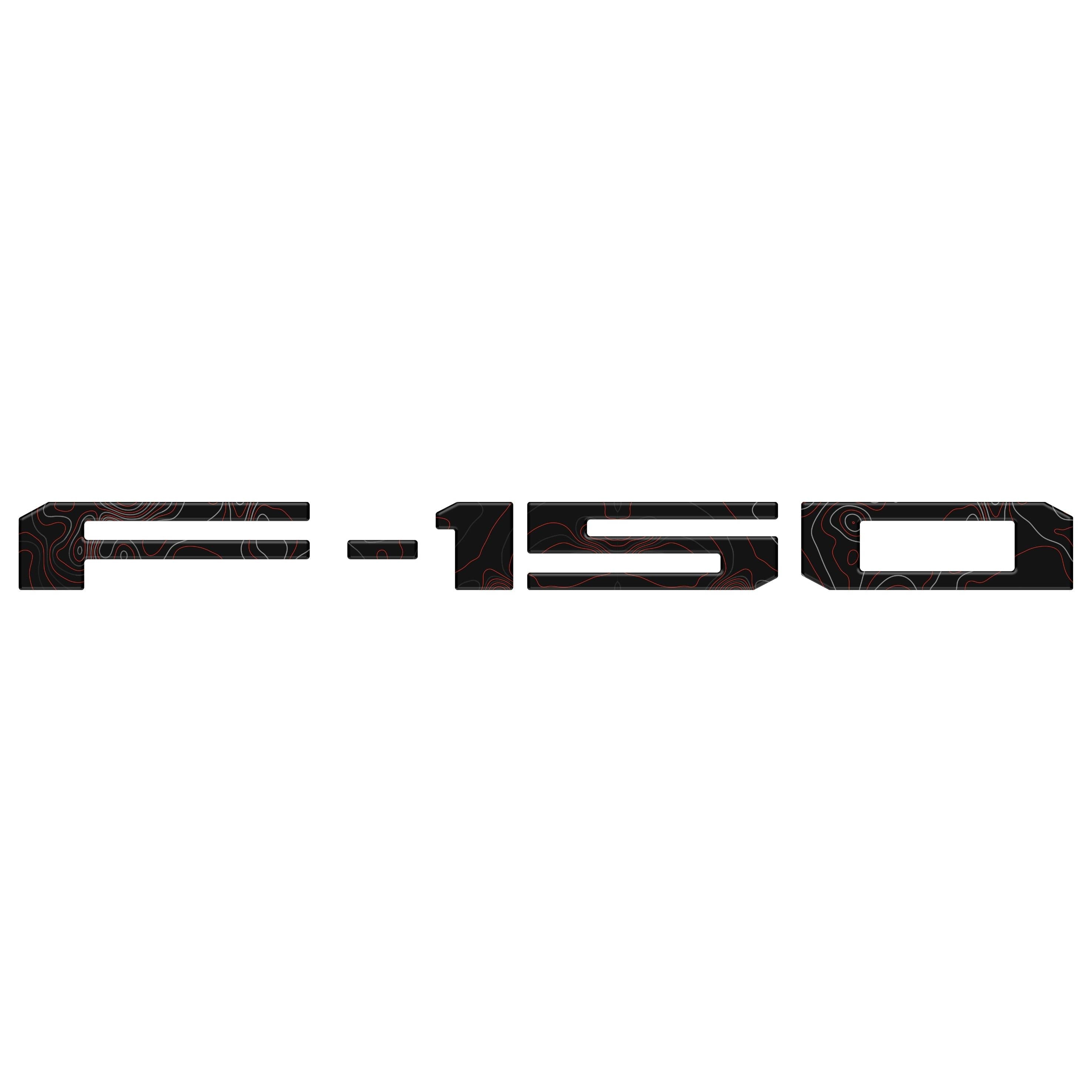 Tailgate Letter Inserts Fits 2021-2026 Ford F-150