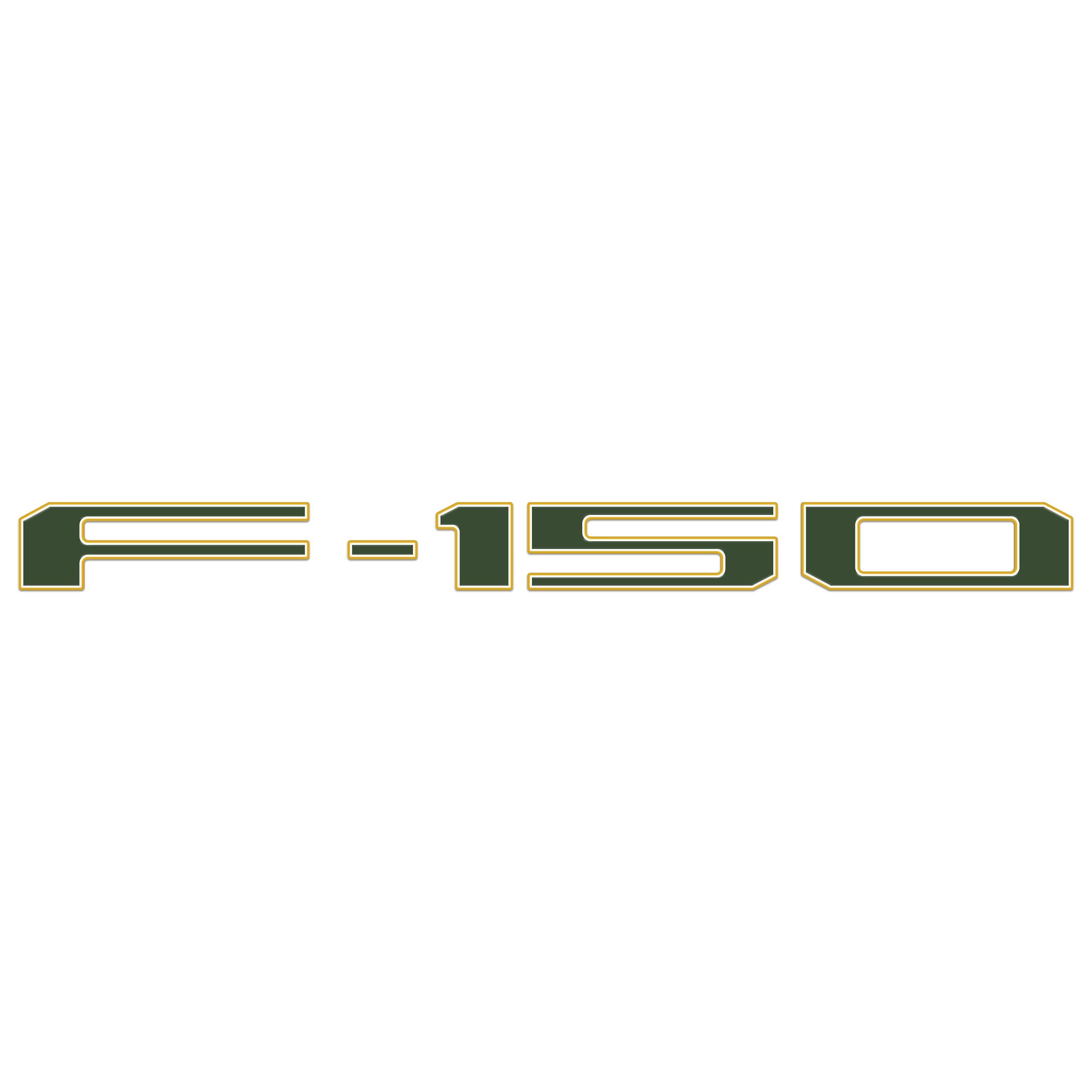 Football Themed Tailgate Letter Inserts Fits 2021-2026 Ford F-150