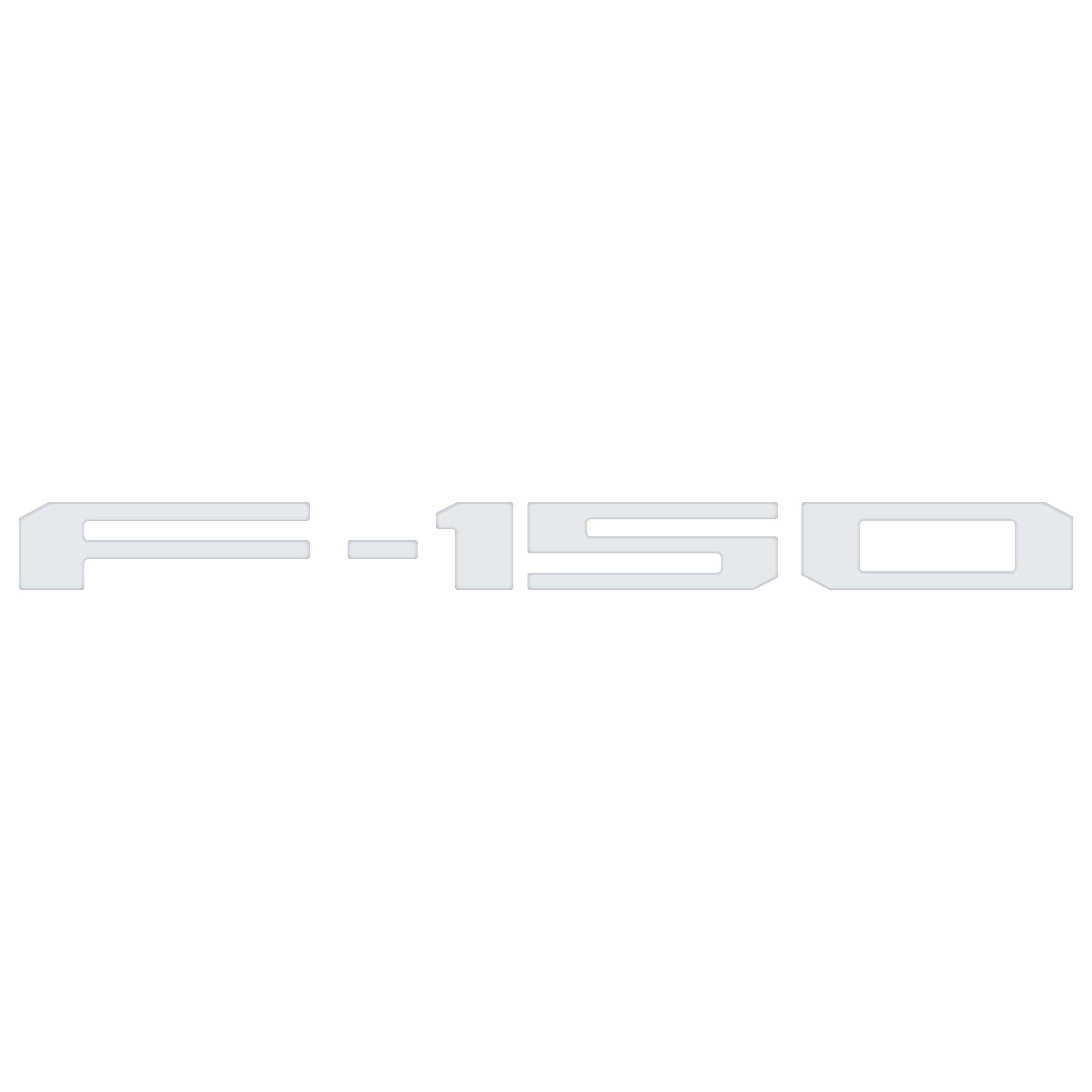 Rear Tailgate Letter Inserts Fits 2018-2020 Ford F-150