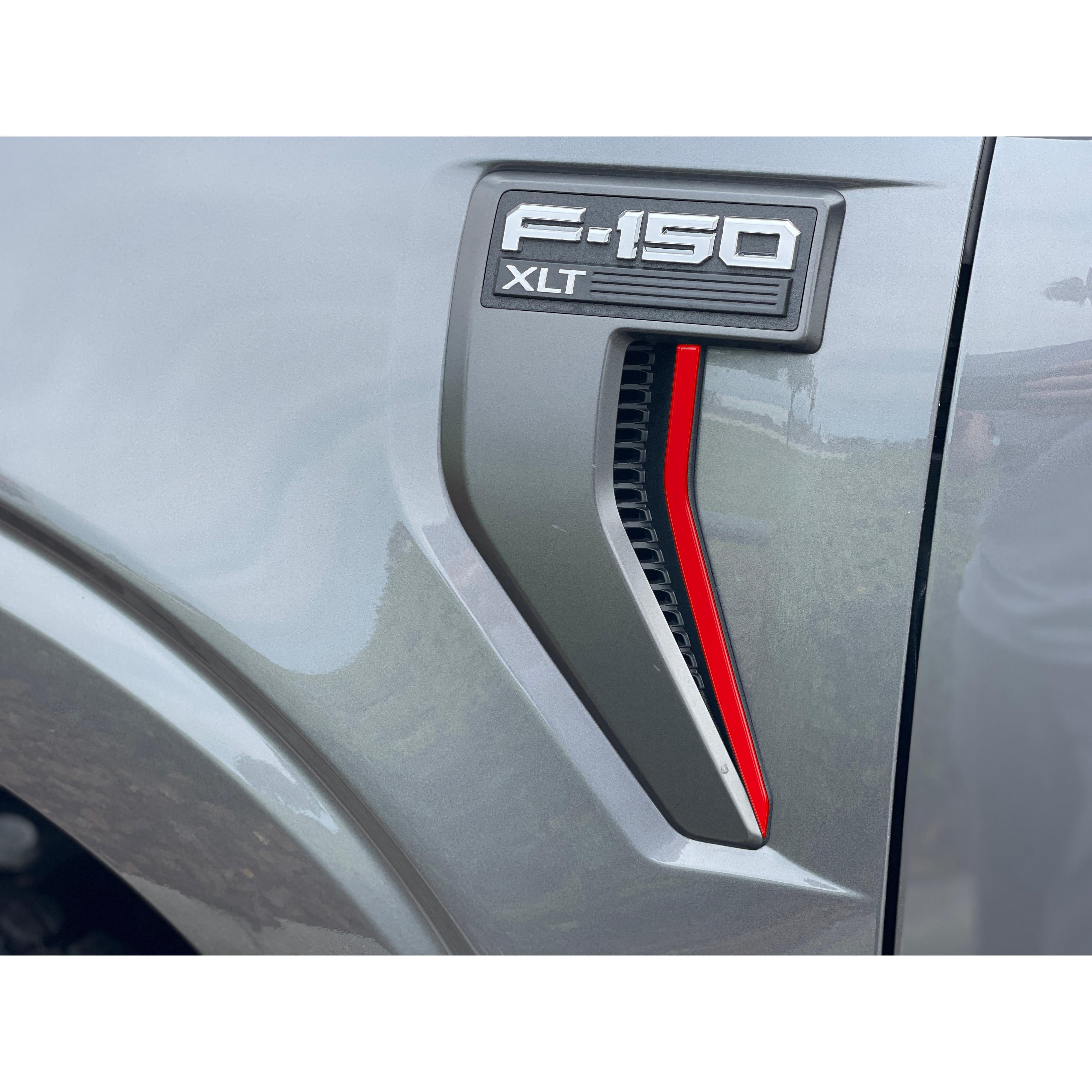 Fender Vent Strip Accent Trim Fits 2021-2026 Ford F-150