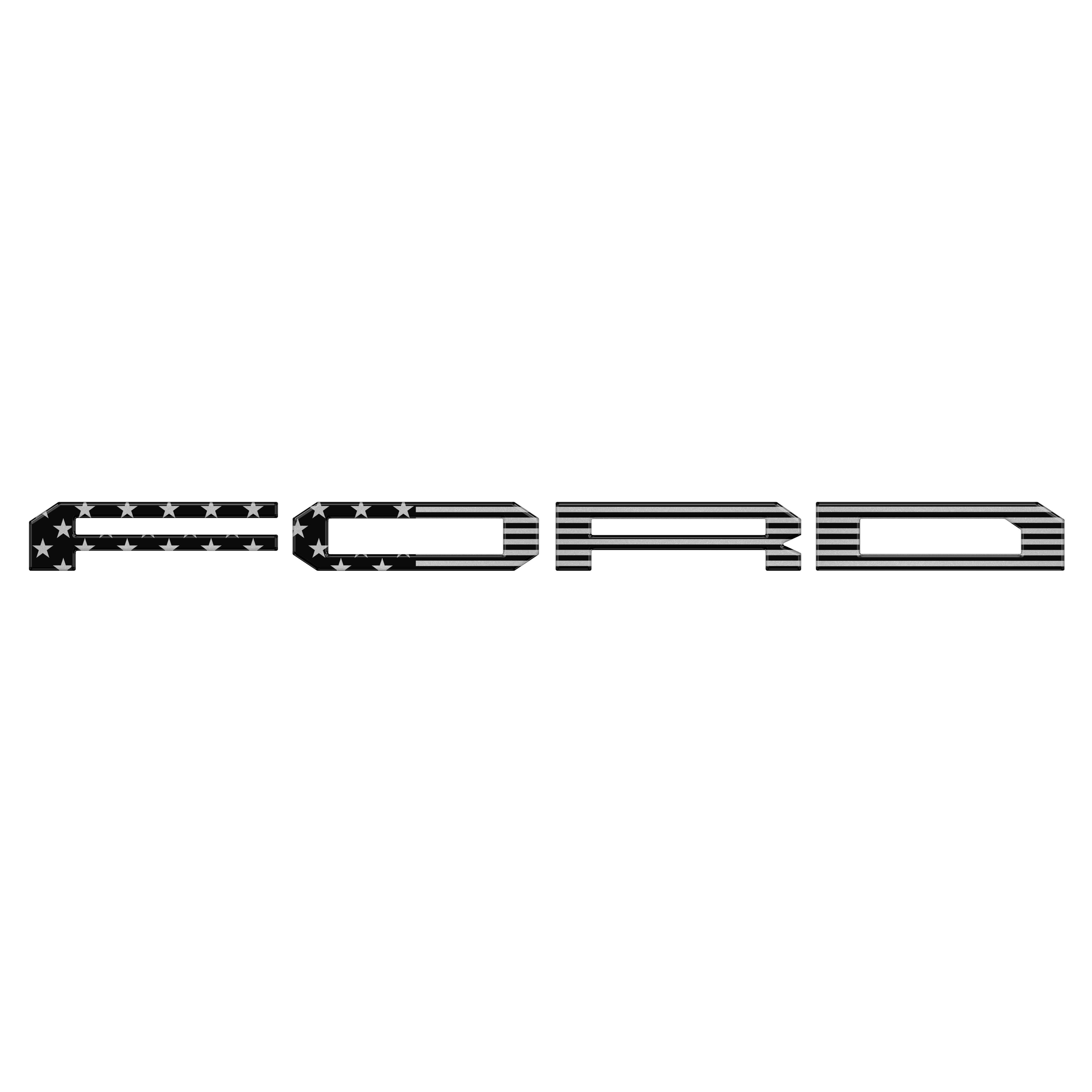 Raptor Tailgate Letter Overlays Fits 2021-2026 Ford F-150 Raptor