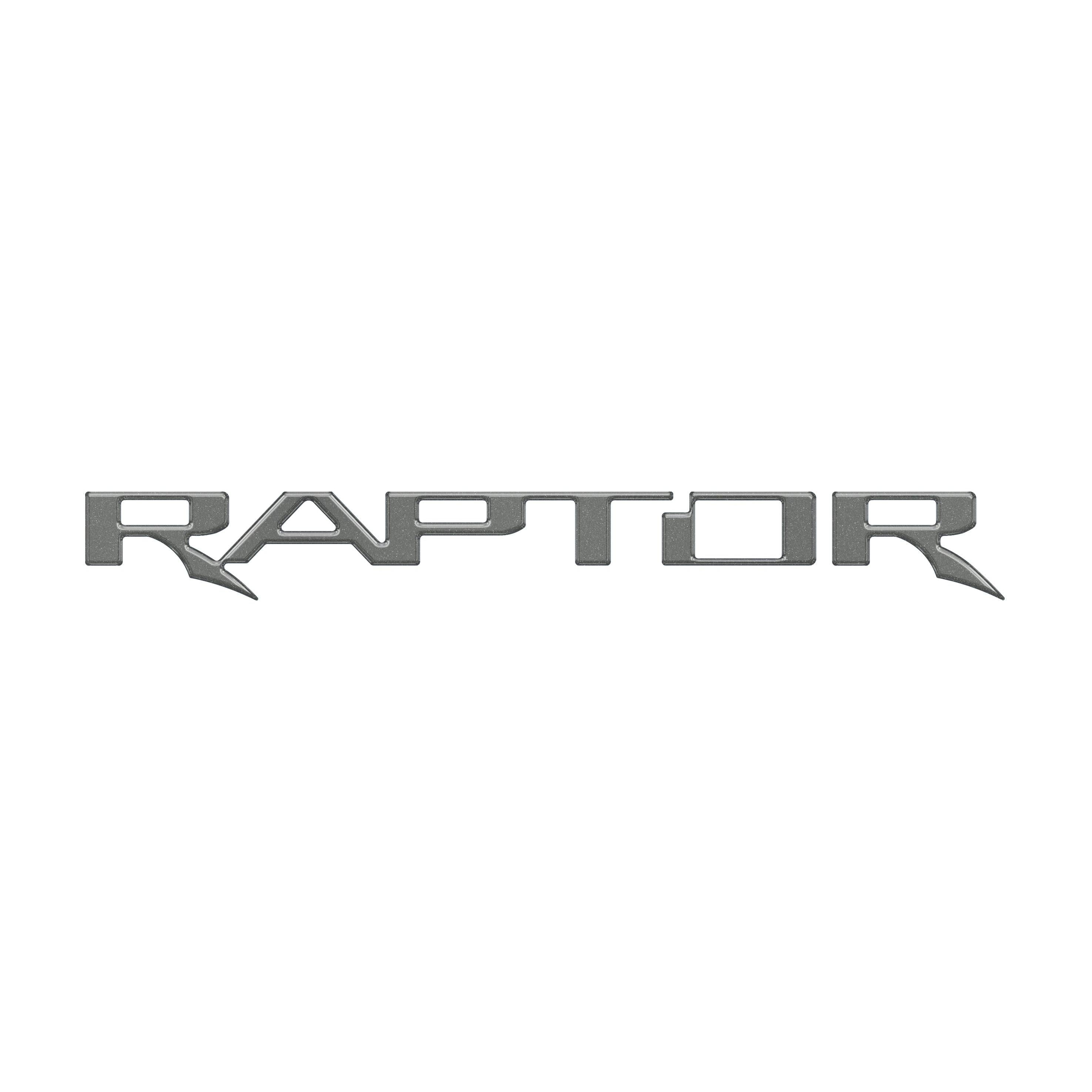Raptor Tailgate Emblem Inserts Fits 2017-2026 Ford F-150 Raptor