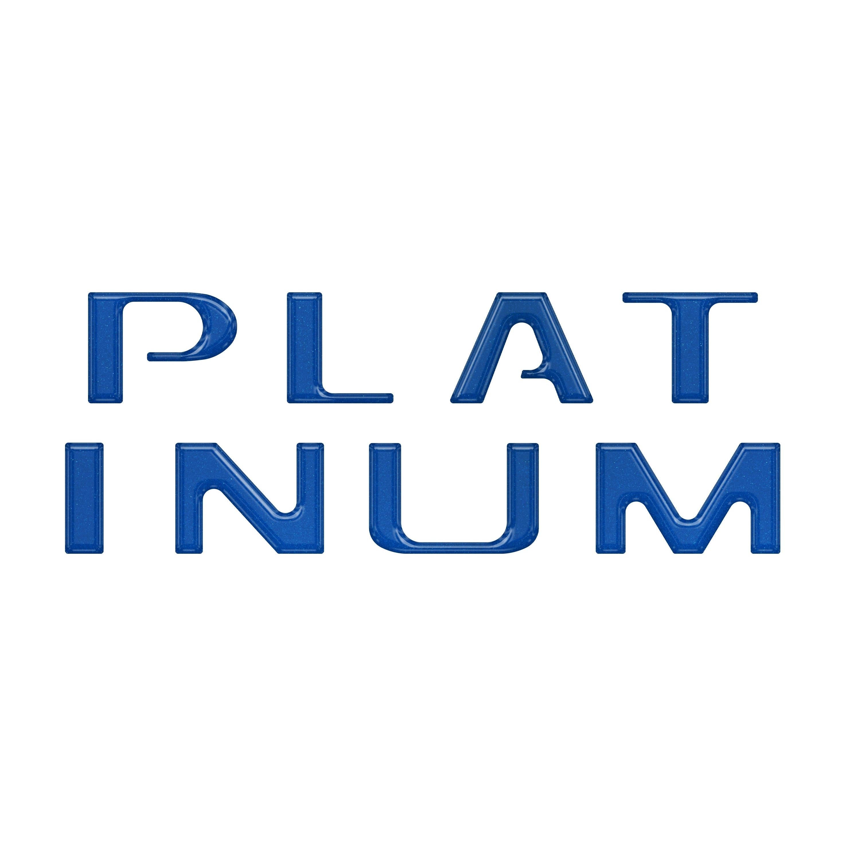 Tailgate Letter Inserts Fits 2018-2020 Ford F-150 Platinum