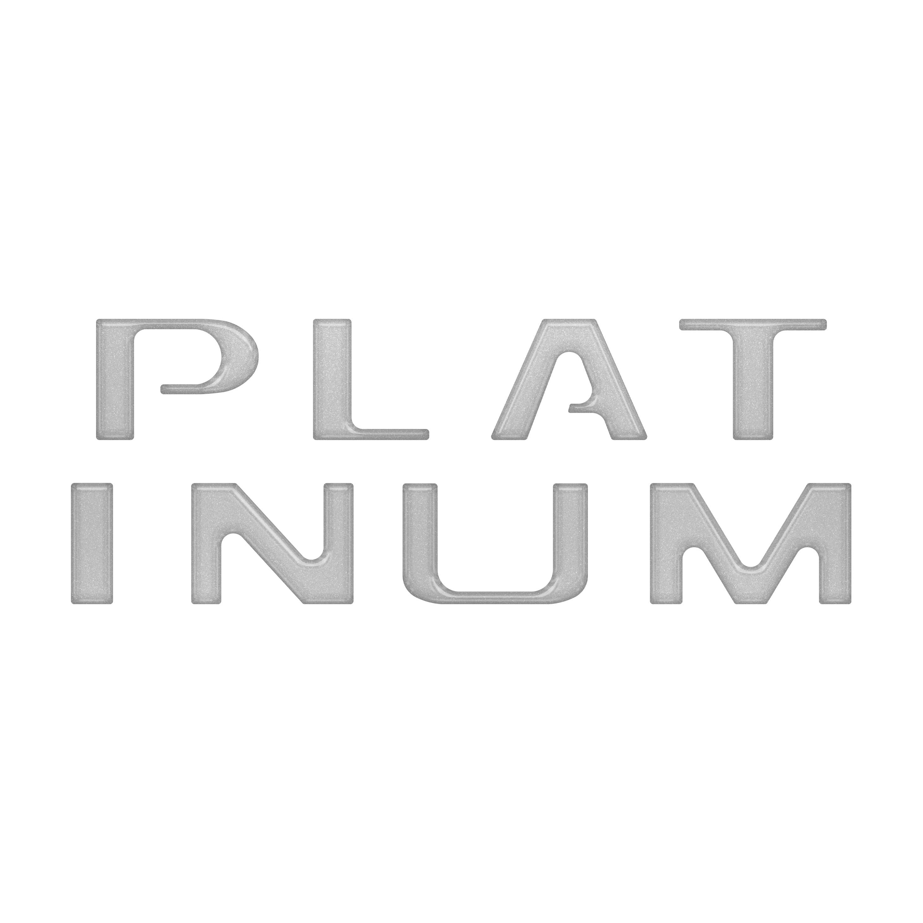 Tailgate Letter Inserts Fits 2018-2020 Ford F-150 Platinum