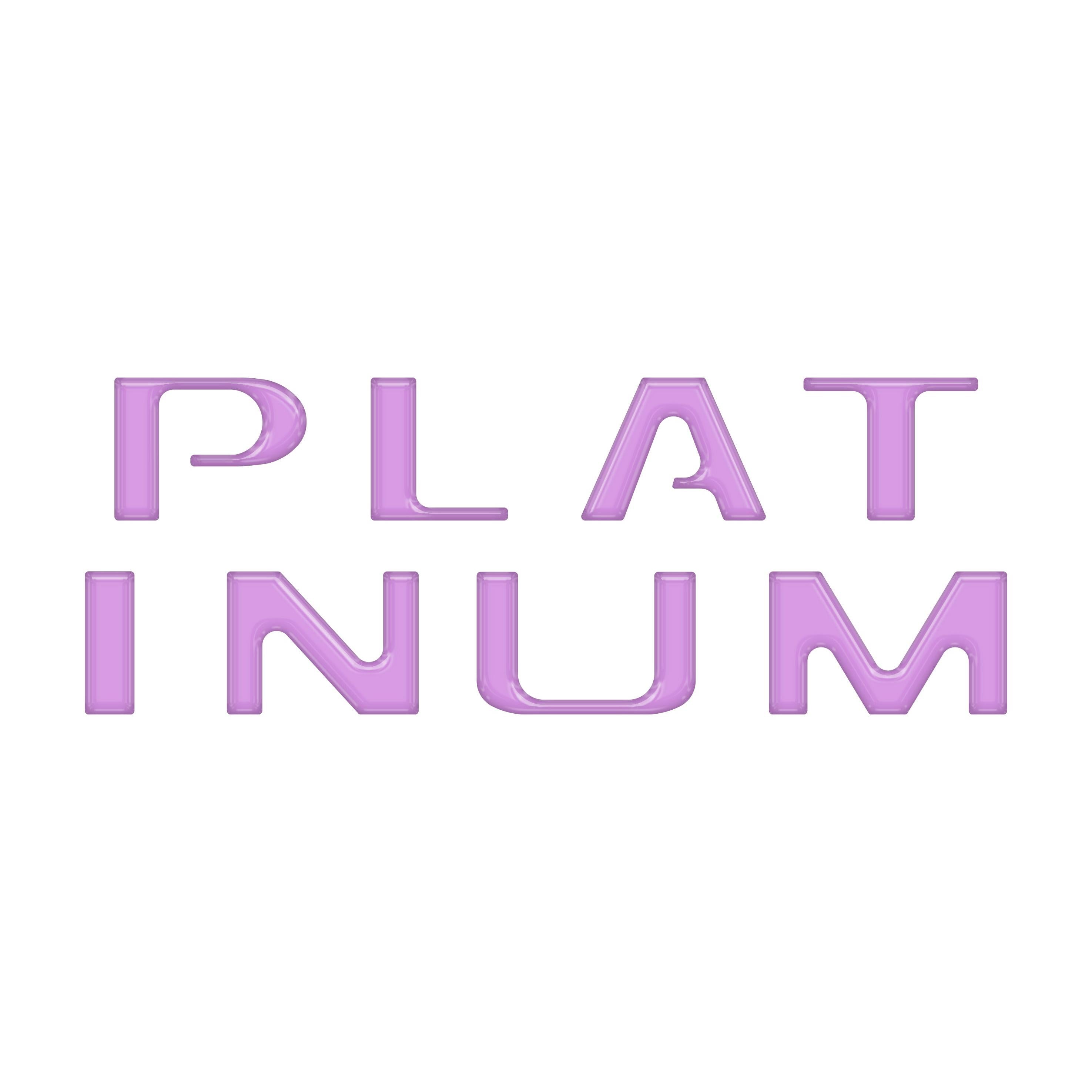 Platinum Tailgate Letter Inserts Fits 2021-2023 Ford F-150