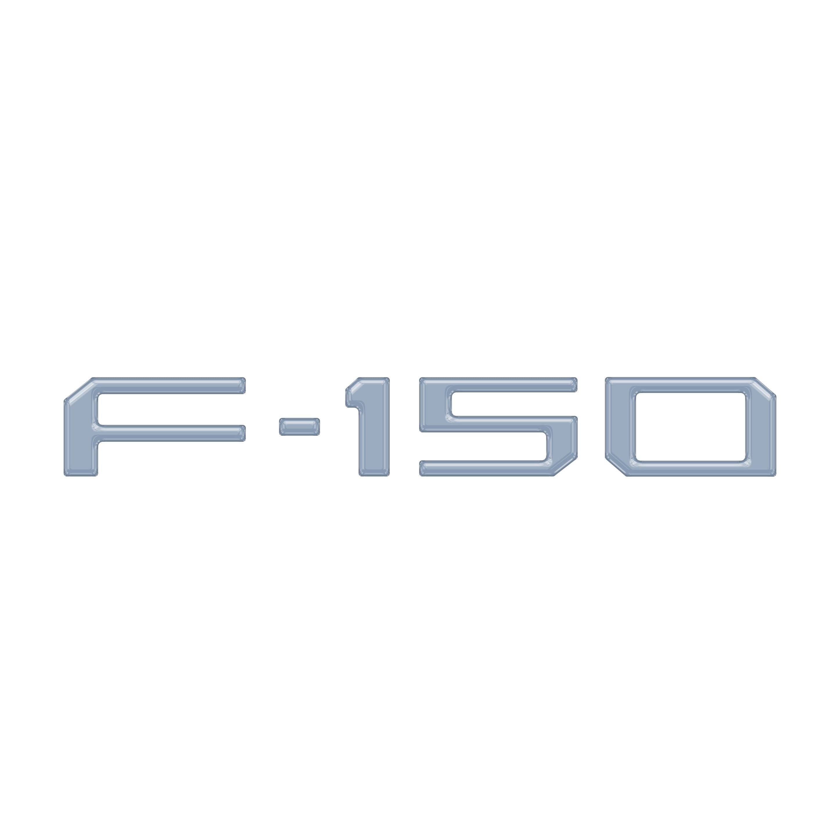 Tailgate Applique F-150 Emblem Overlays Fits 2021-2026 Ford F-150 Raptor/King Ranch/Platinum/Limited