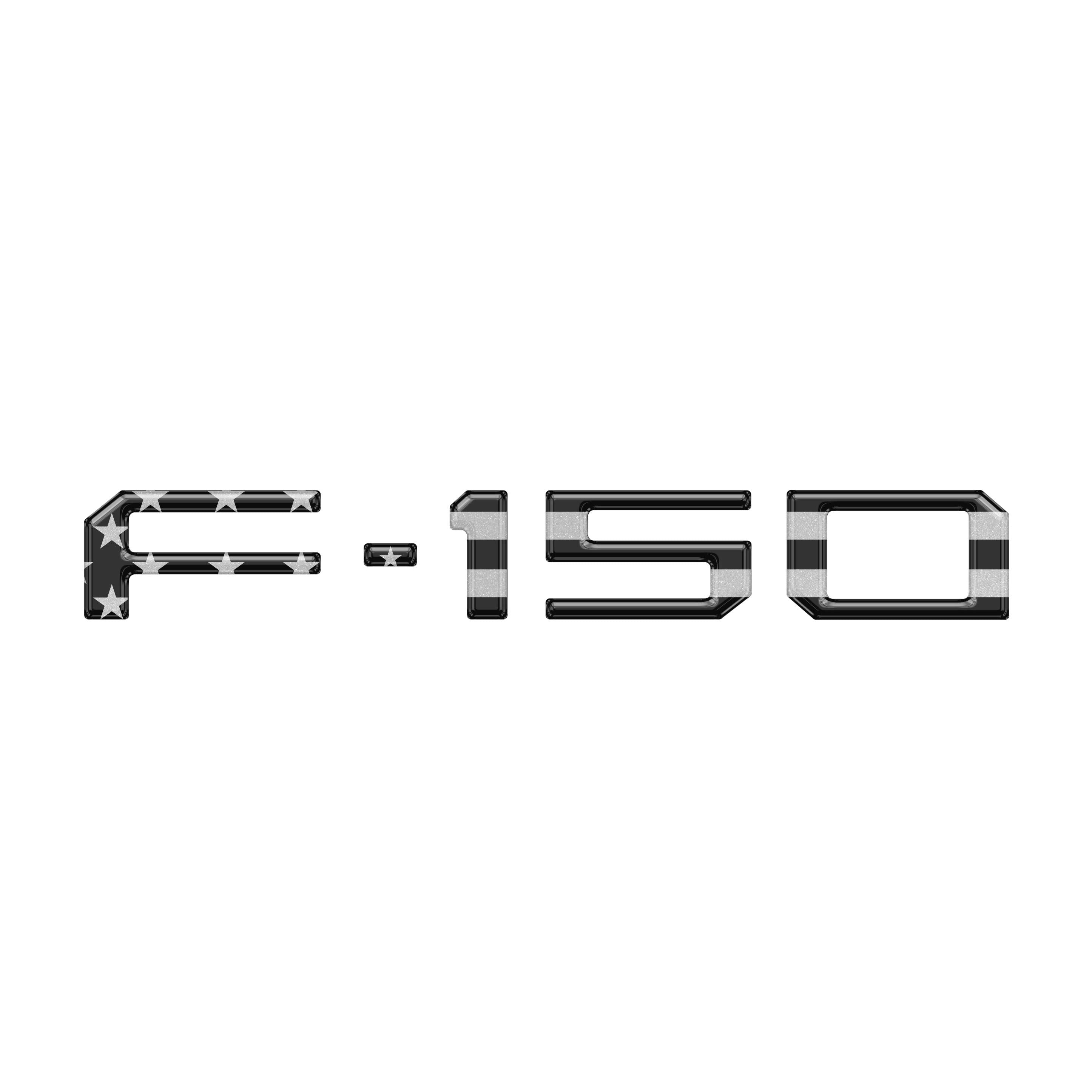 Tailgate Applique F-150 Emblem Overlays Fits 2021-2026 Ford F-150 Raptor/King Ranch/Platinum/Limited
