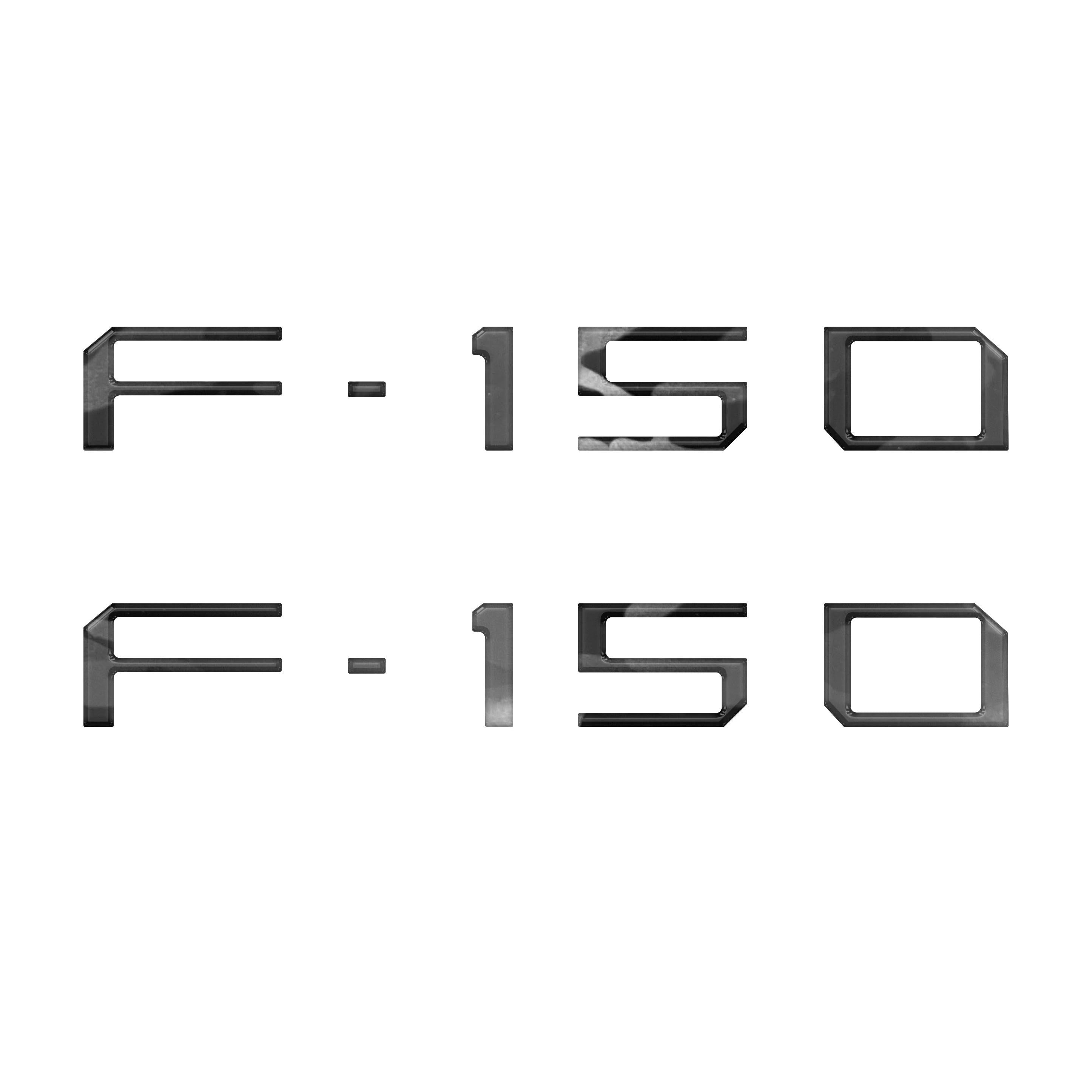 Charge Port Lid Letter Inserts Fits 2022-2026 Ford F-150 Lightning