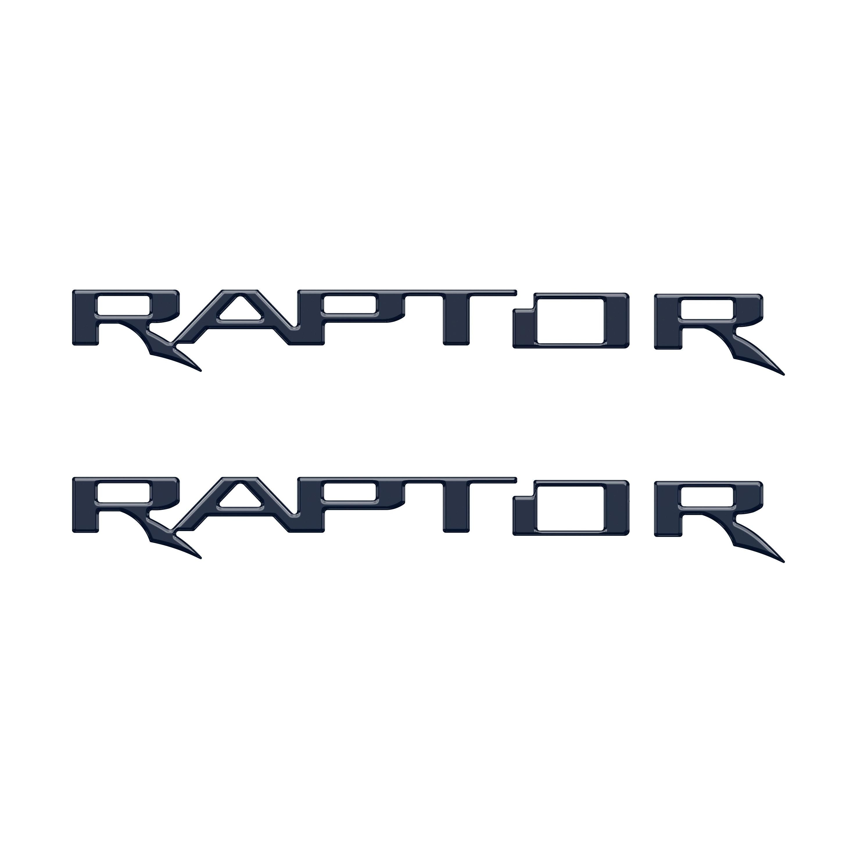 Hood Cowl Emblem Inserts Fits 2021-2026 Ford F-150/Bronco Raptor