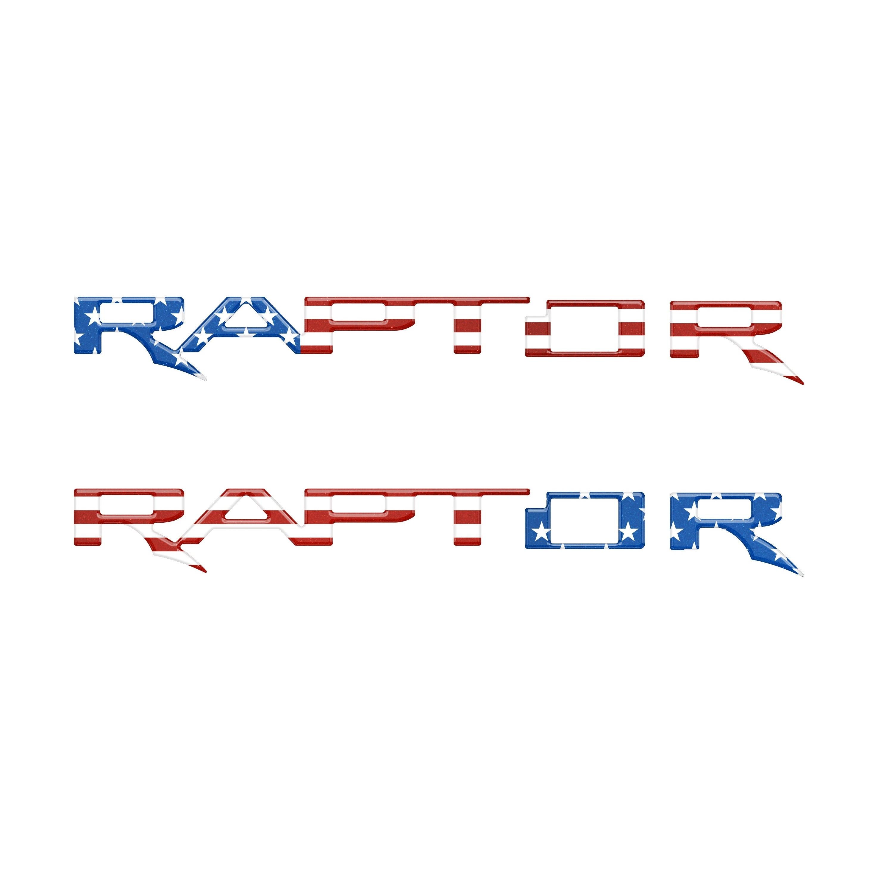Hood Cowl Emblem Inserts Fits 2021-2026 Ford F-150/Bronco Raptor