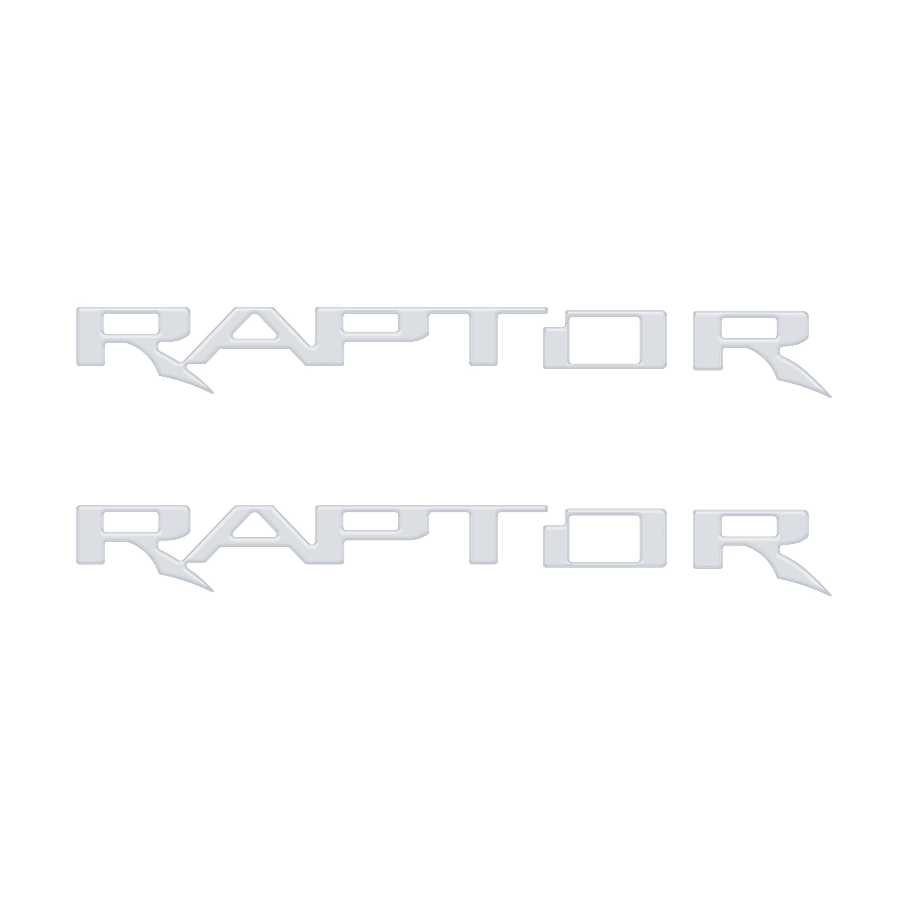 Hood Cowl Emblem Inserts Fits 2021-2026 Ford F-150/Bronco Raptor