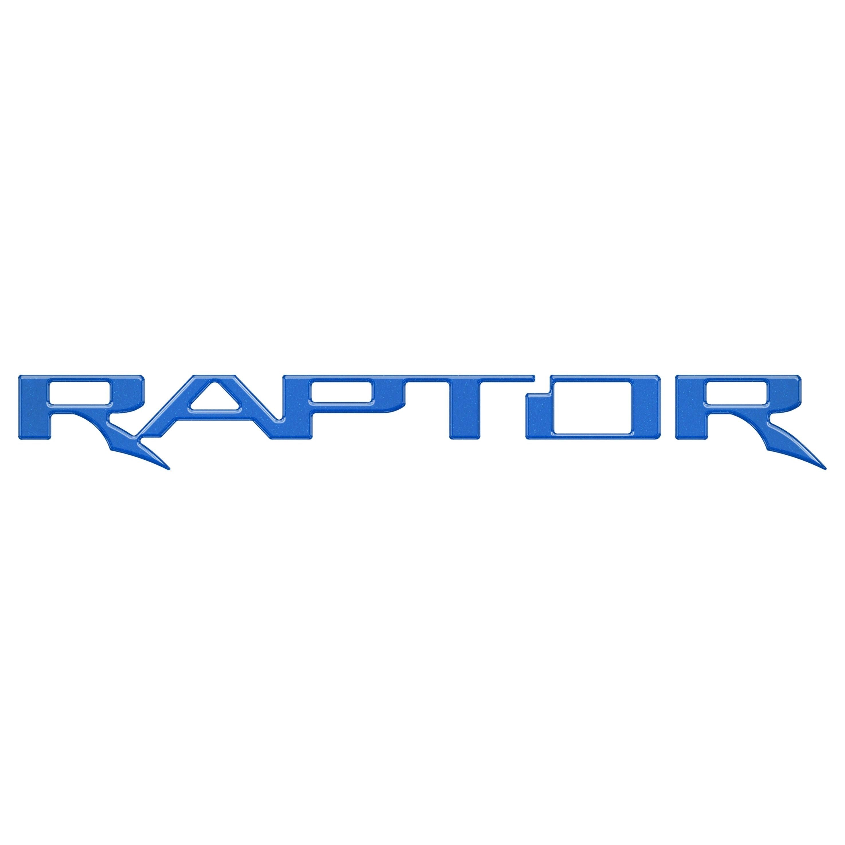 Raptor Tailgate Emblem Inserts Fits 2017-2026 Ford F-150 Raptor