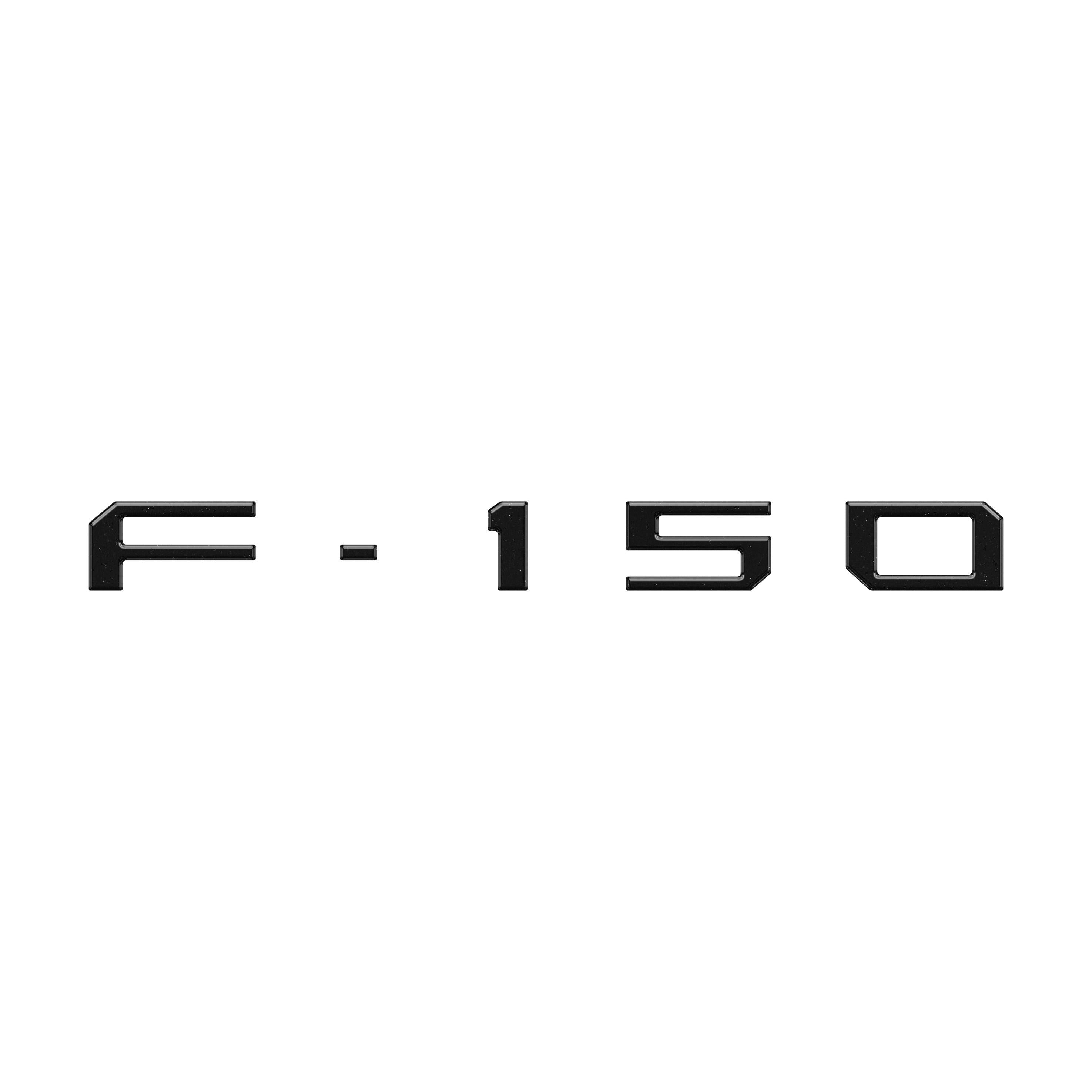 Passenger Cubby Letter Overlays Fits 2021-2026 Ford F-150 XL/STX