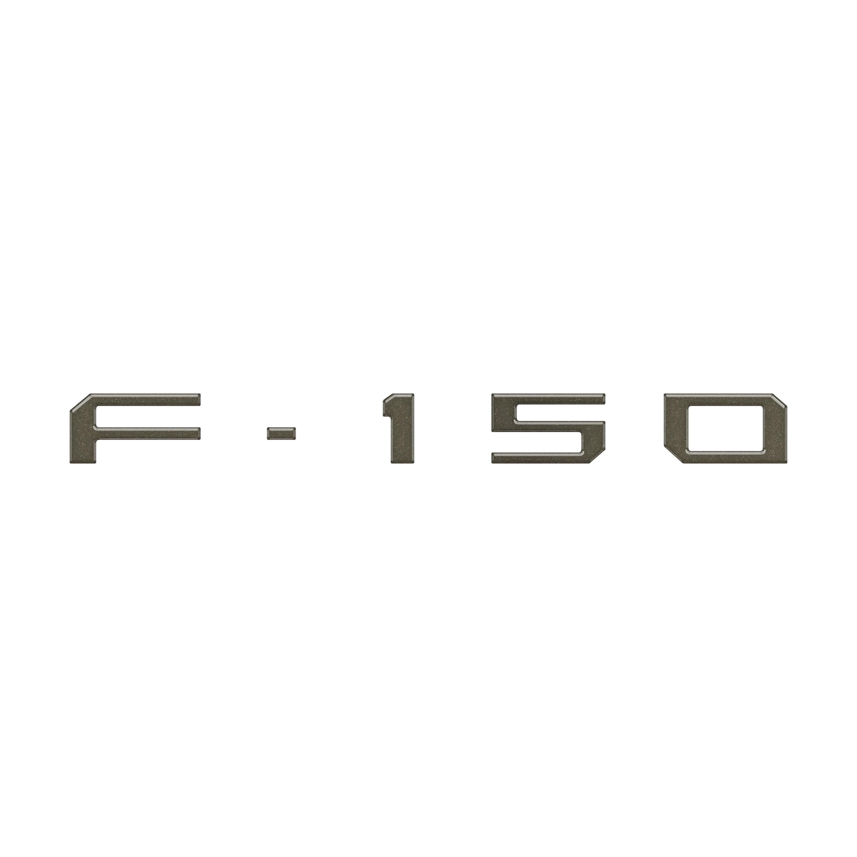 Passenger Cubby Letter Overlays Fits 2021-2026 Ford F-150 XL/STX