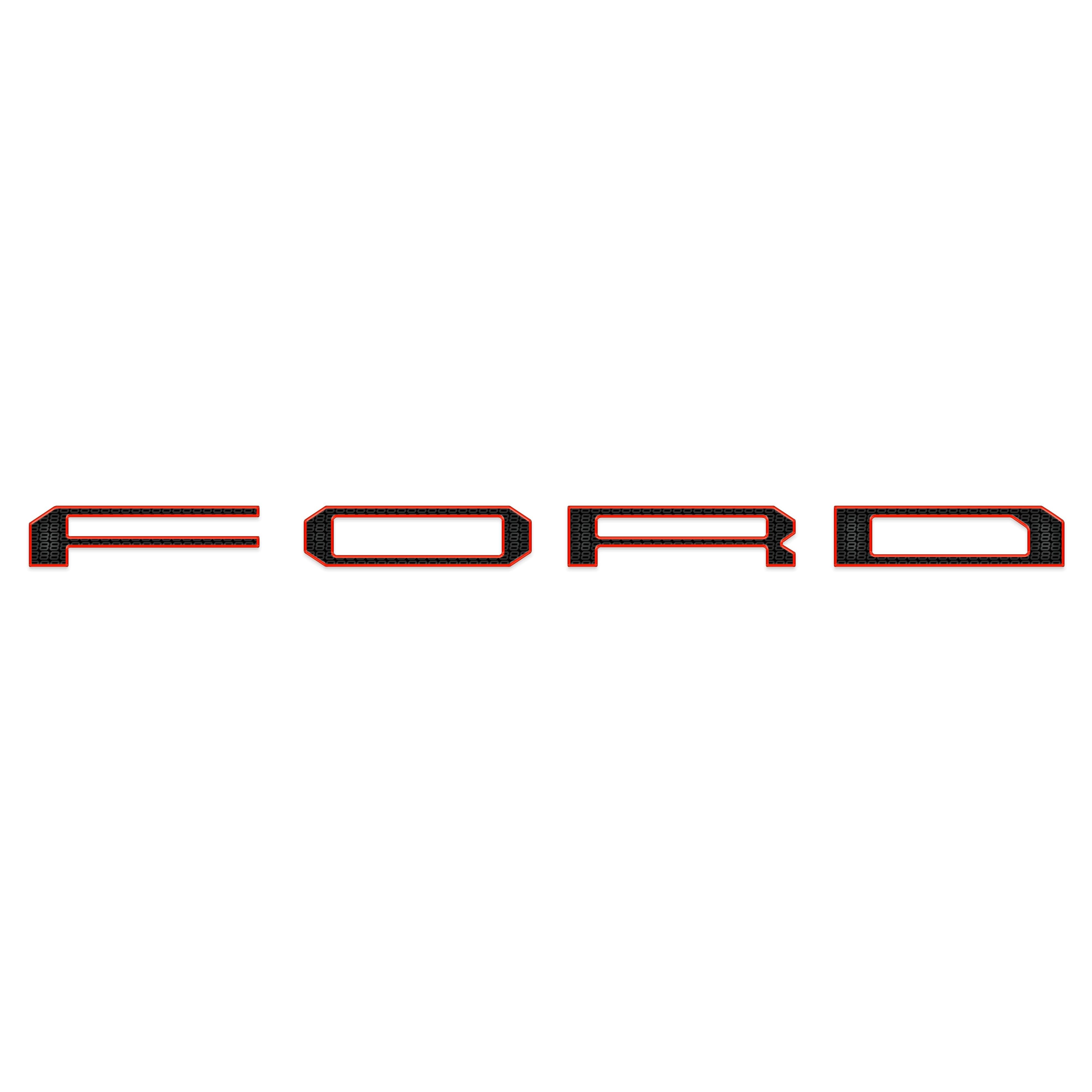 Raptor Tailgate Letter Overlays Fits 2021-2026 Ford F-150 Raptor