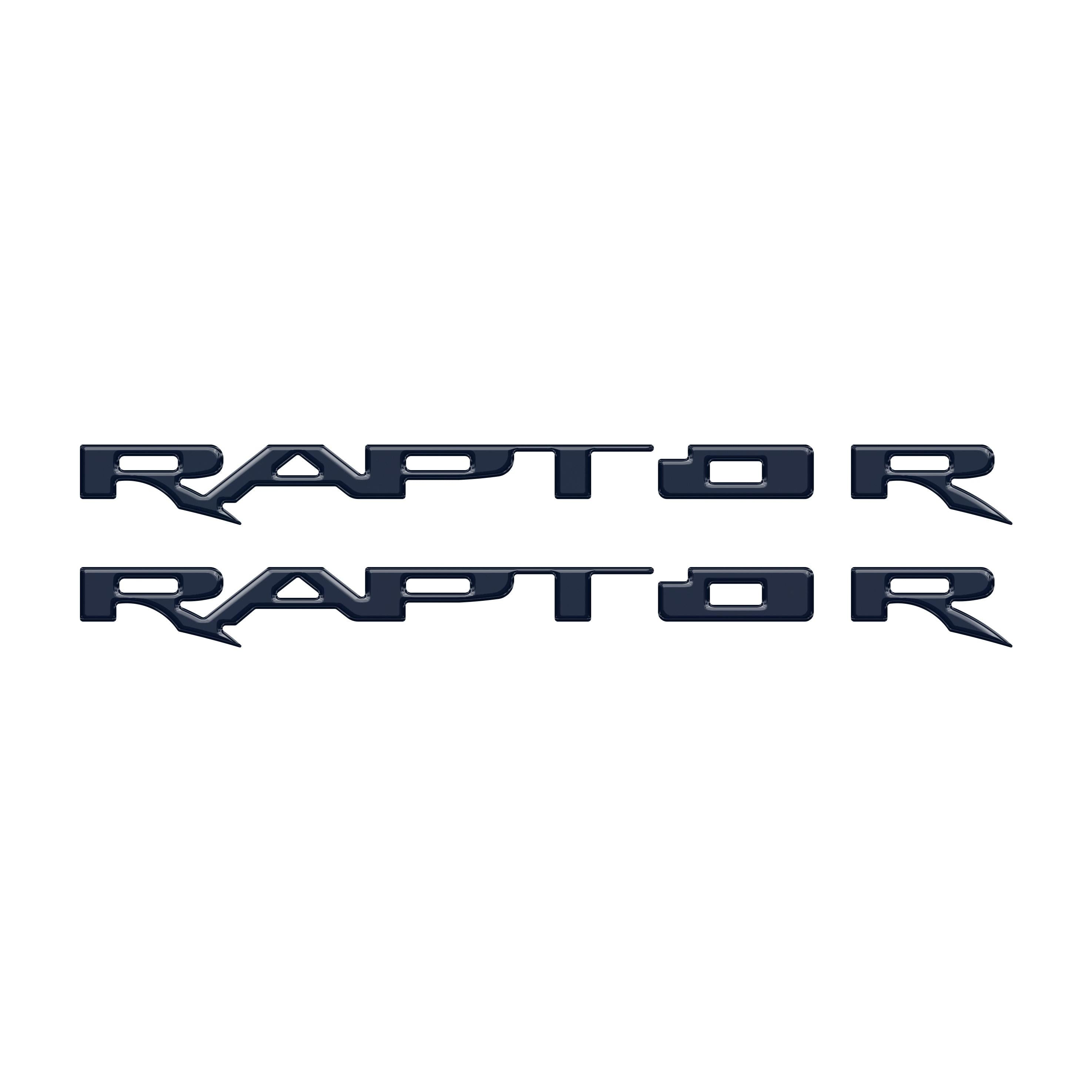 Running Board Emblem Overlays Fits 2017-2024 Ford F-150 Raptor
