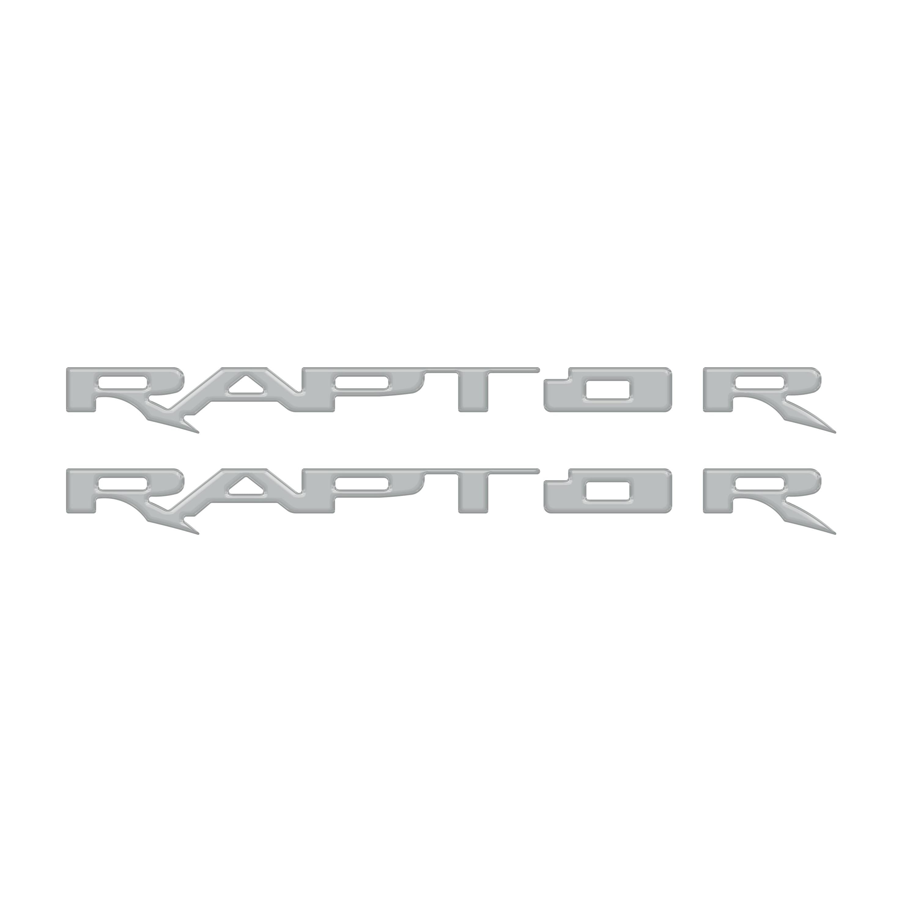 Running Board Emblem Overlays Fits 2017-2024 Ford F-150 Raptor