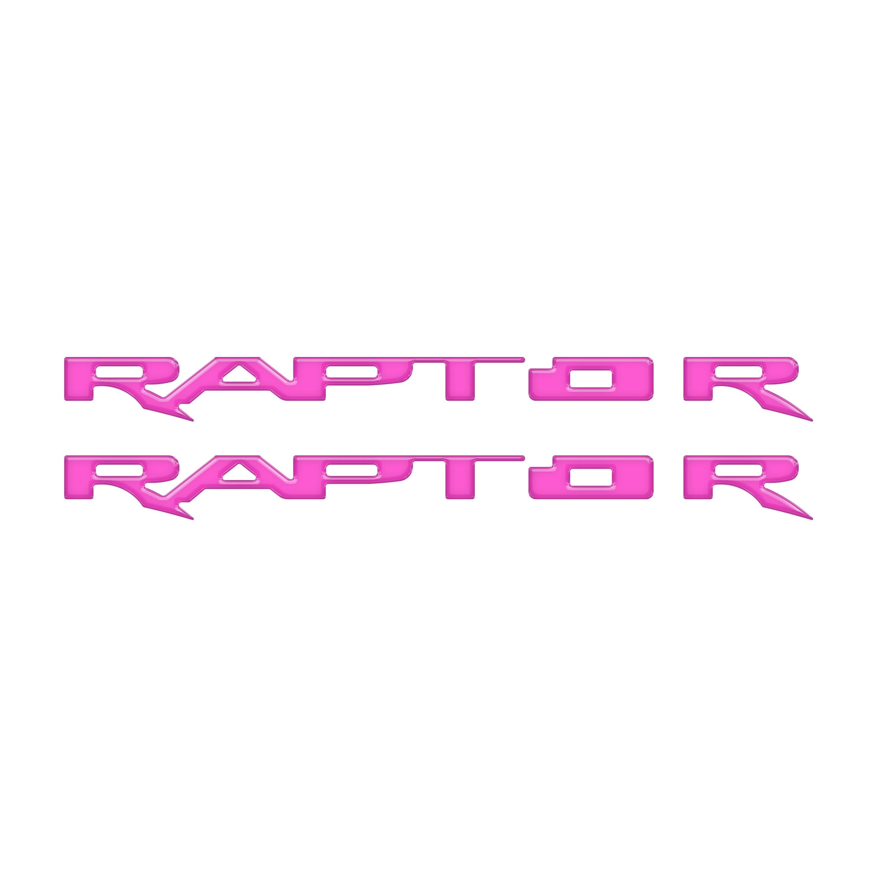 Running Board Emblem Overlays Fits 2017-2024 Ford F-150 Raptor