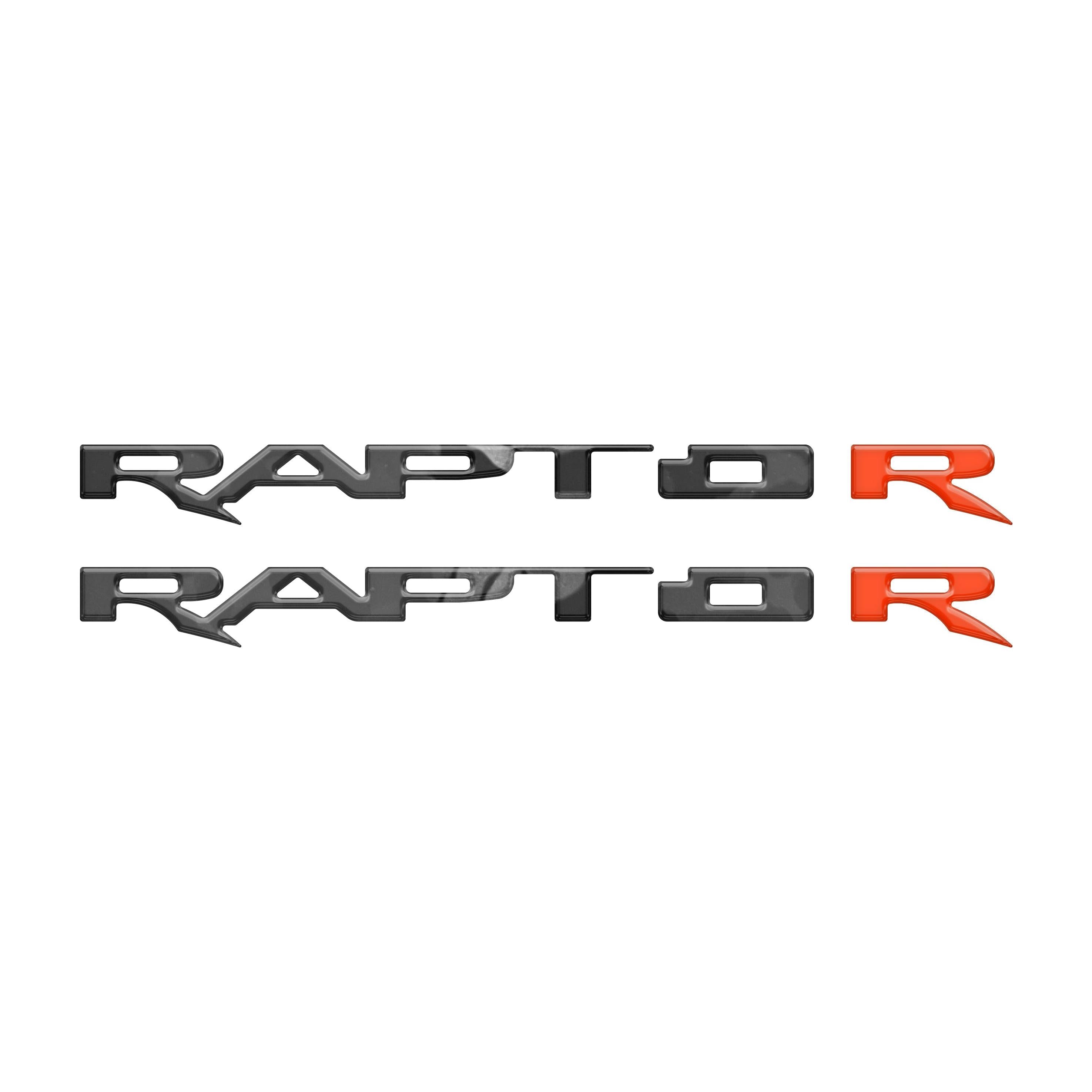 Running Board Emblem Overlays Fits 2017-2024 Ford F-150 Raptor