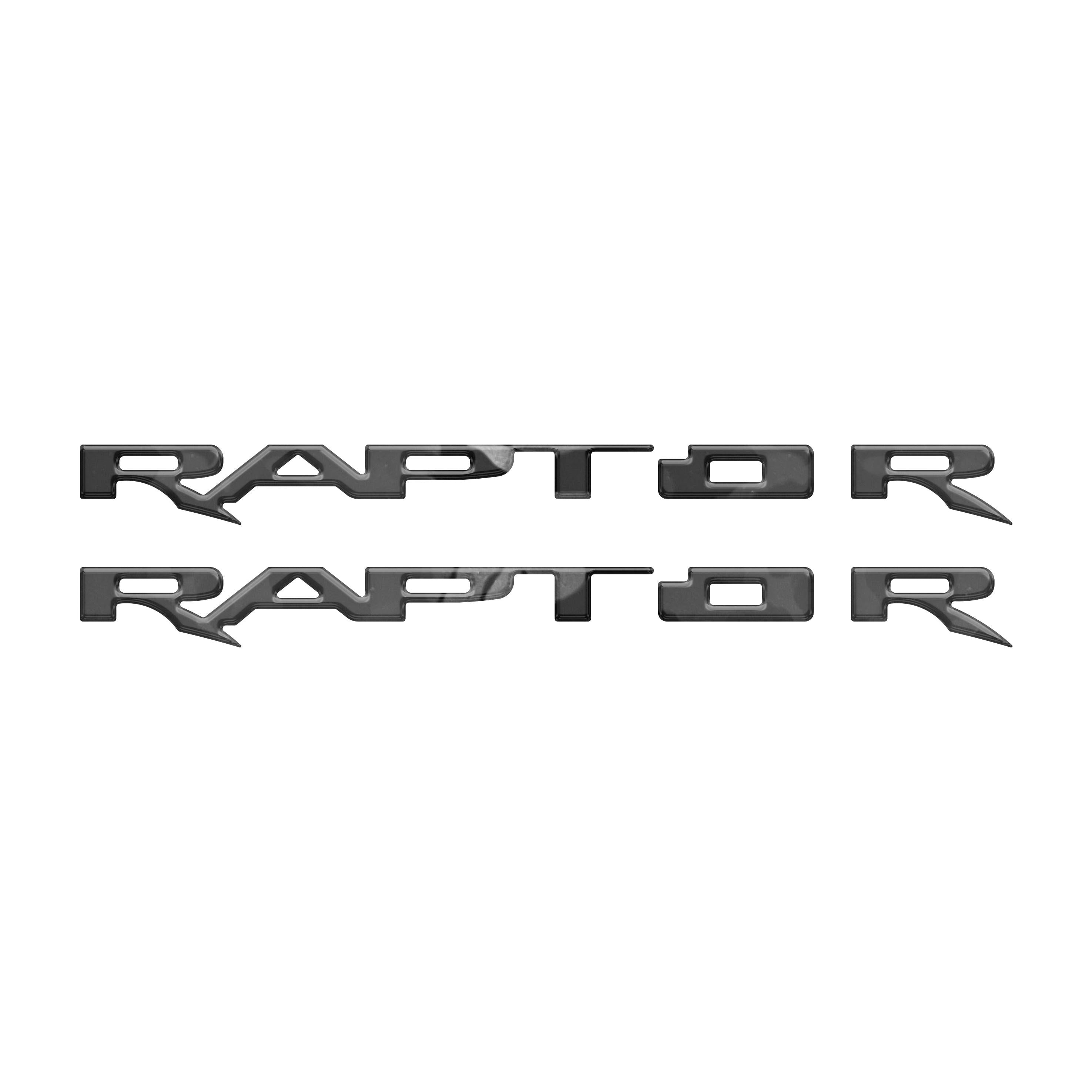 Running Board Emblem Overlays Fits 2017-2024 Ford F-150 Raptor