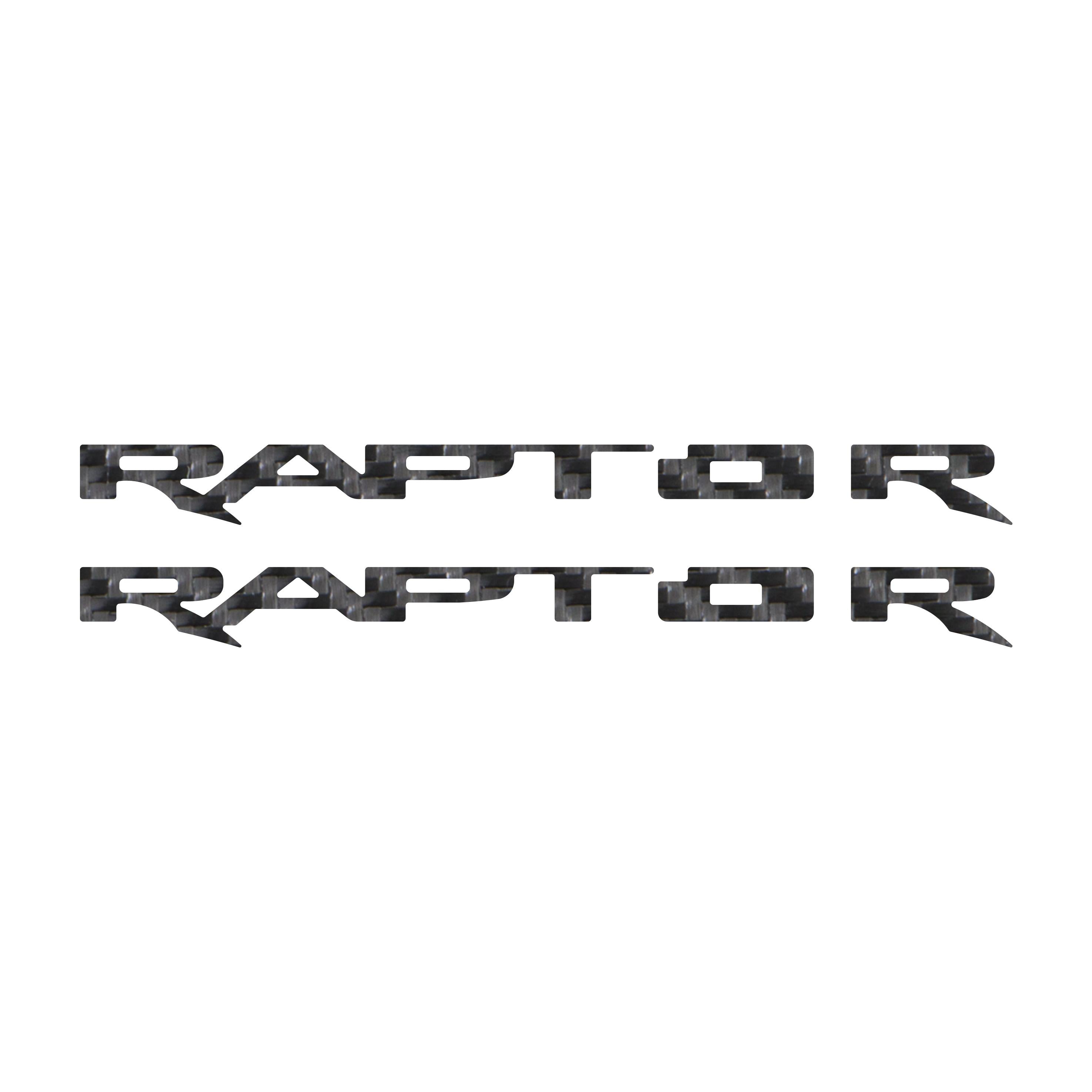 Running Board Emblem Overlays Fits 2017-2024 Ford F-150 Raptor