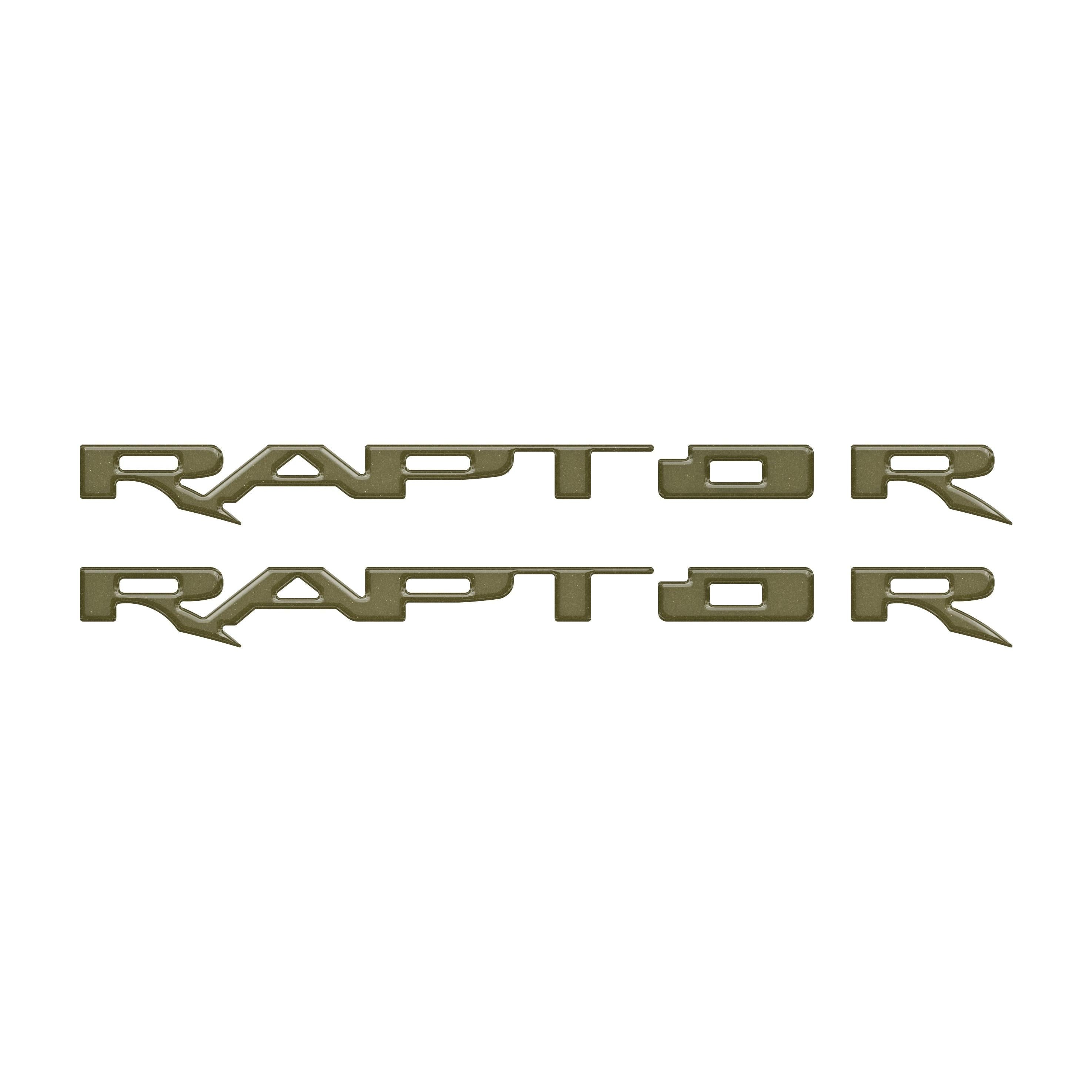 Running Board Emblem Overlays Fits 2017-2024 Ford F-150 Raptor