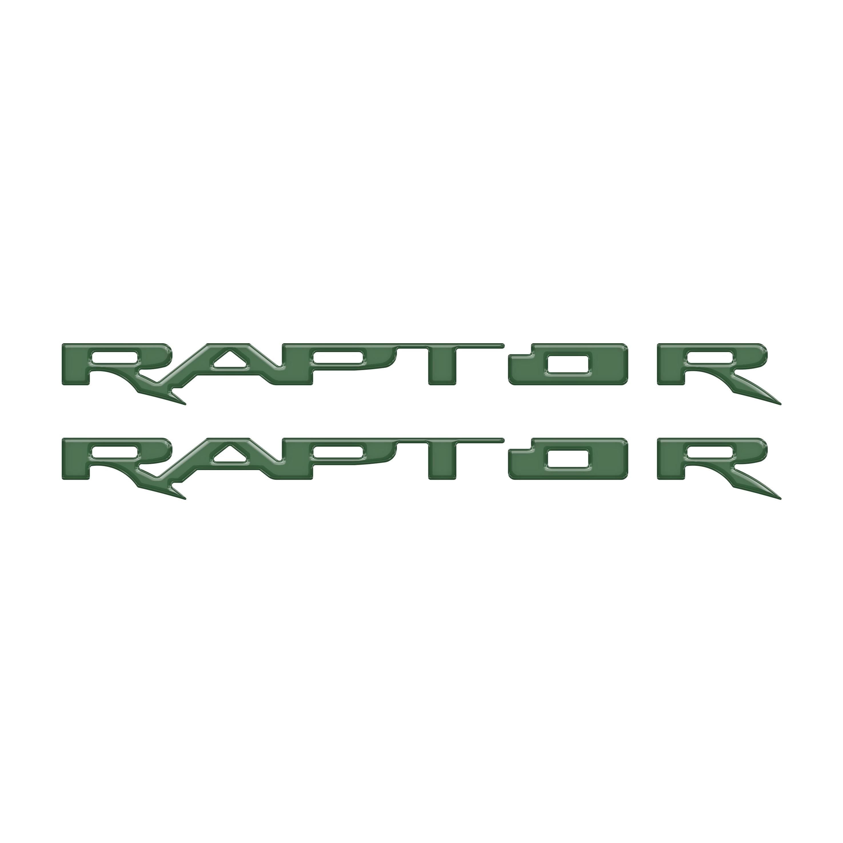 Running Board Emblem Overlays Fits 2017-2024 Ford F-150 Raptor