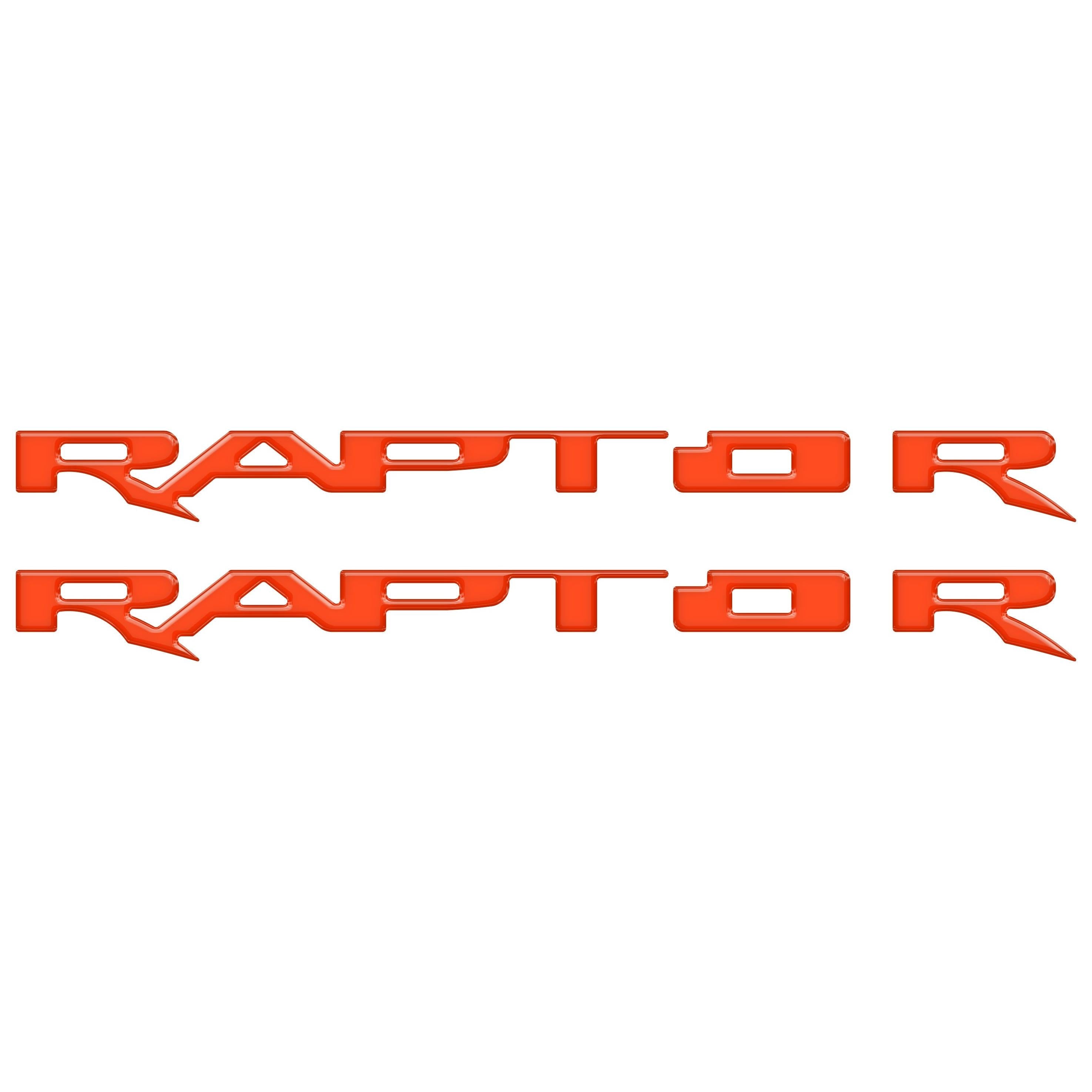 Running Board Emblem Overlays Fits 2017-2024 Ford F-150 Raptor