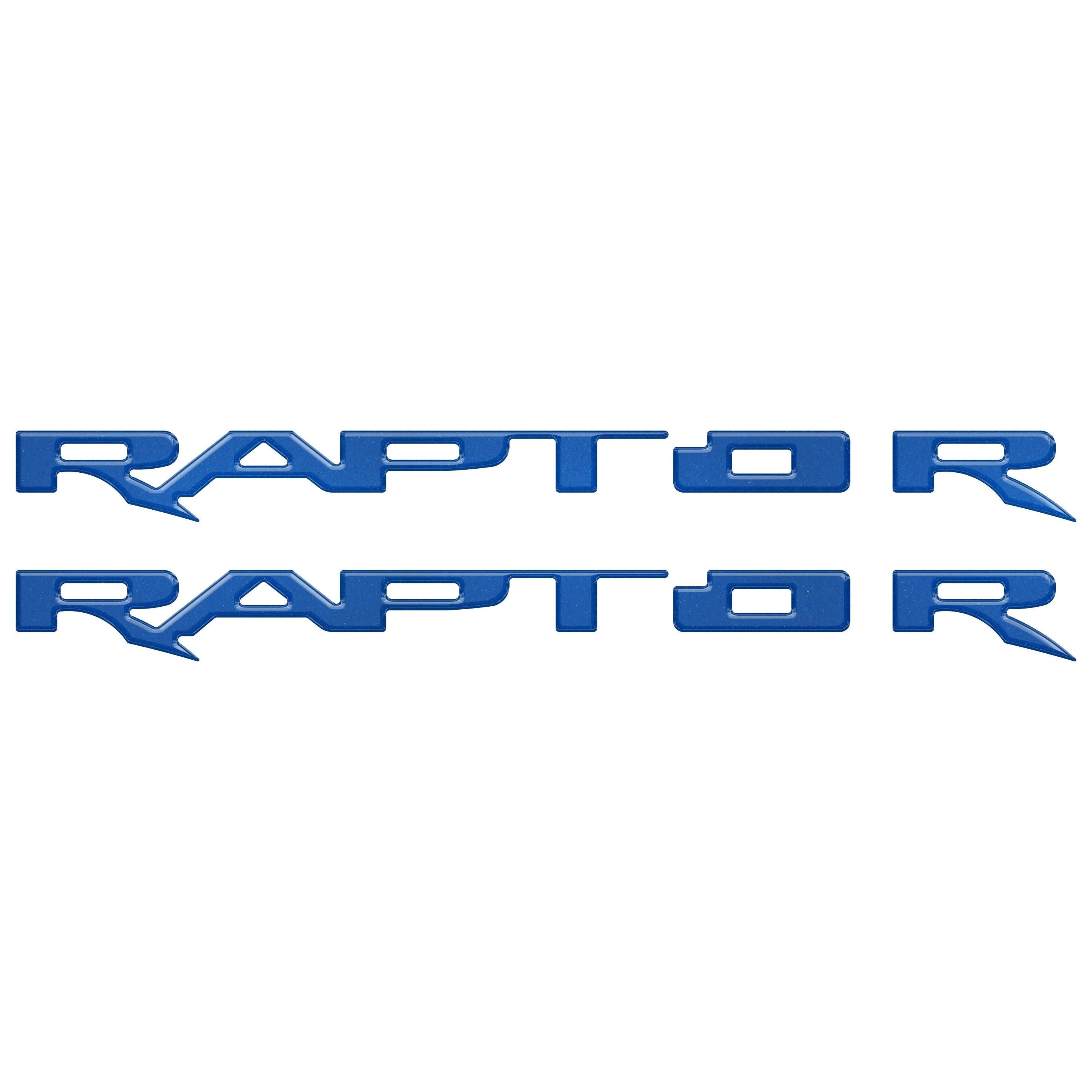 Running Board Emblem Overlays Fits 2017-2024 Ford F-150 Raptor