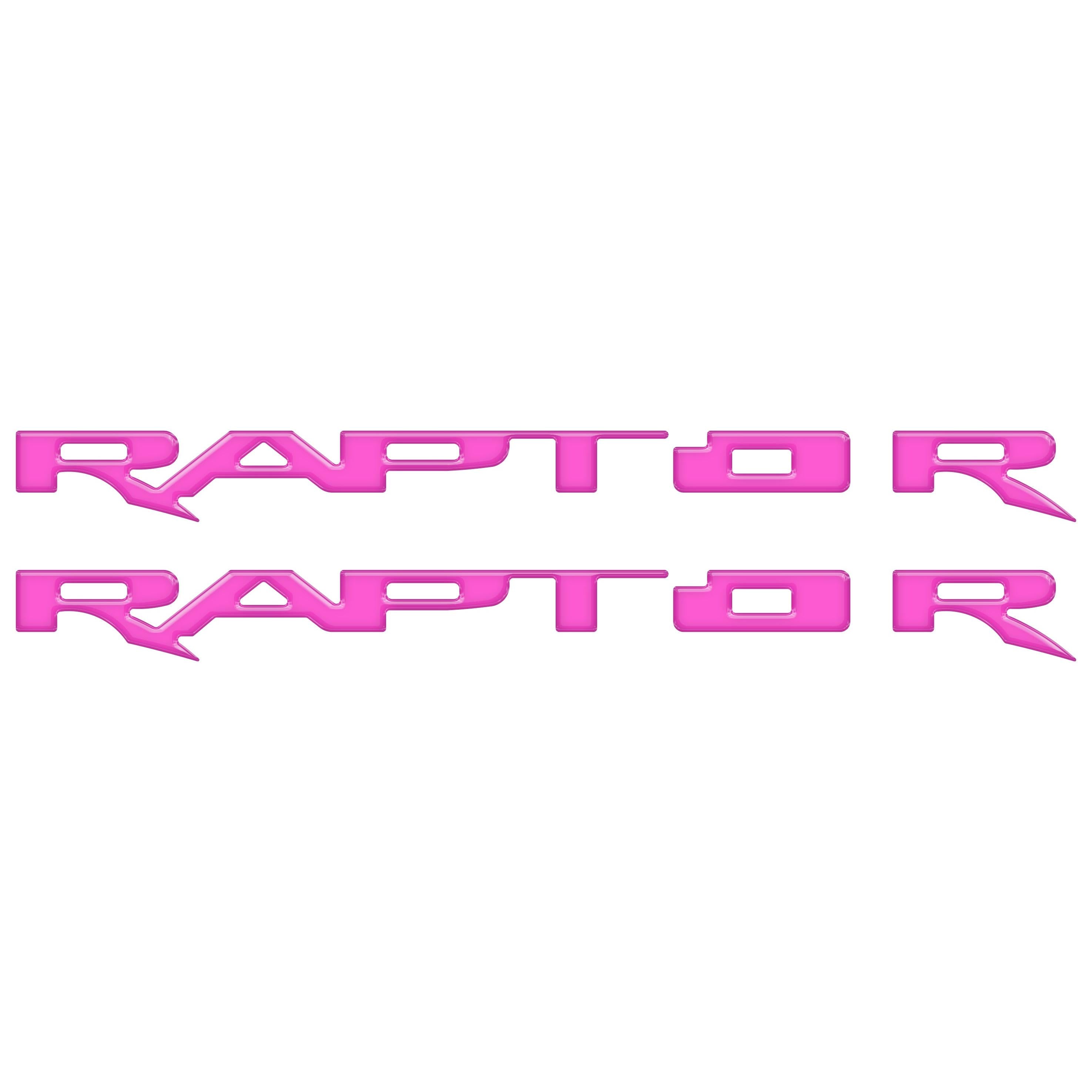 Running Board Emblem Overlays Fits 2017-2024 Ford F-150 Raptor