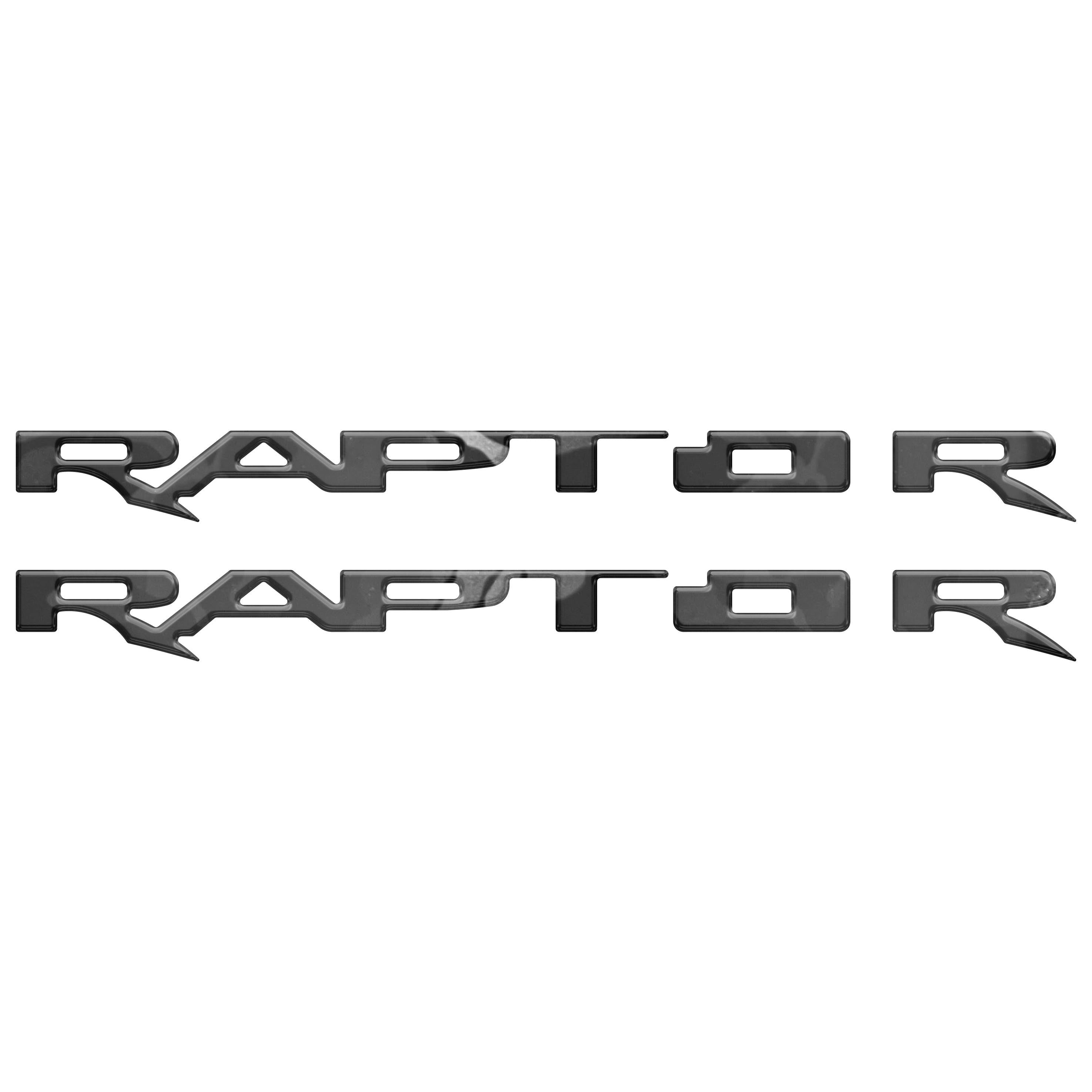 Running Board Emblem Overlays Fits 2017-2024 Ford F-150 Raptor