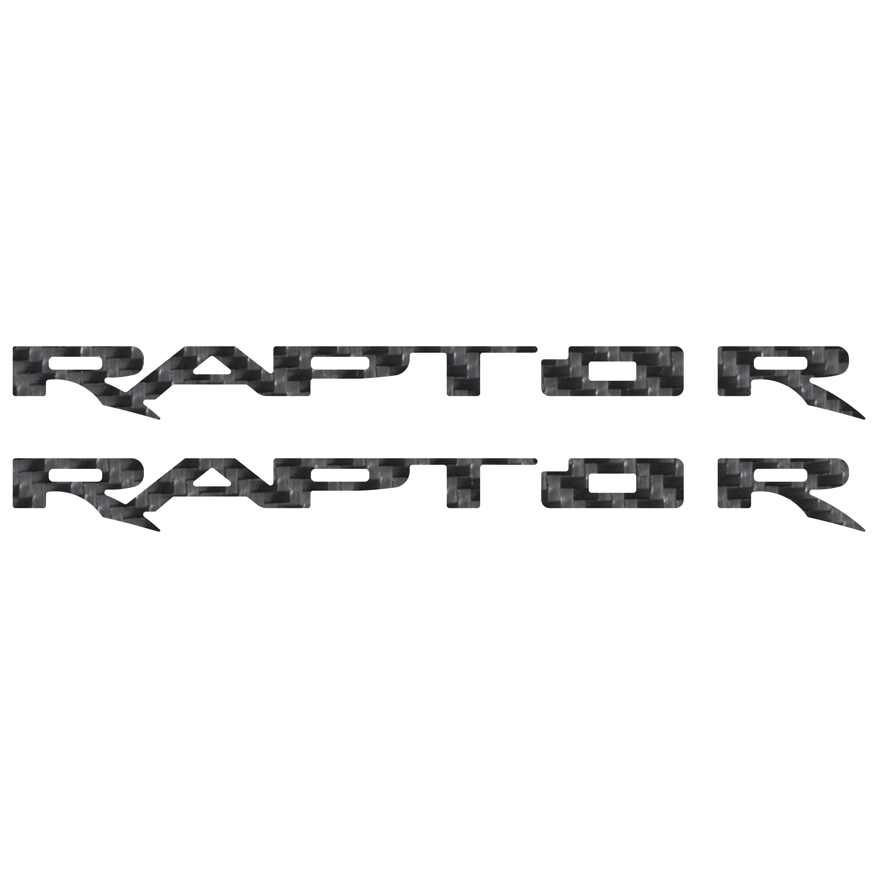 Running Board Emblem Overlays Fits 2017-2024 Ford F-150 Raptor