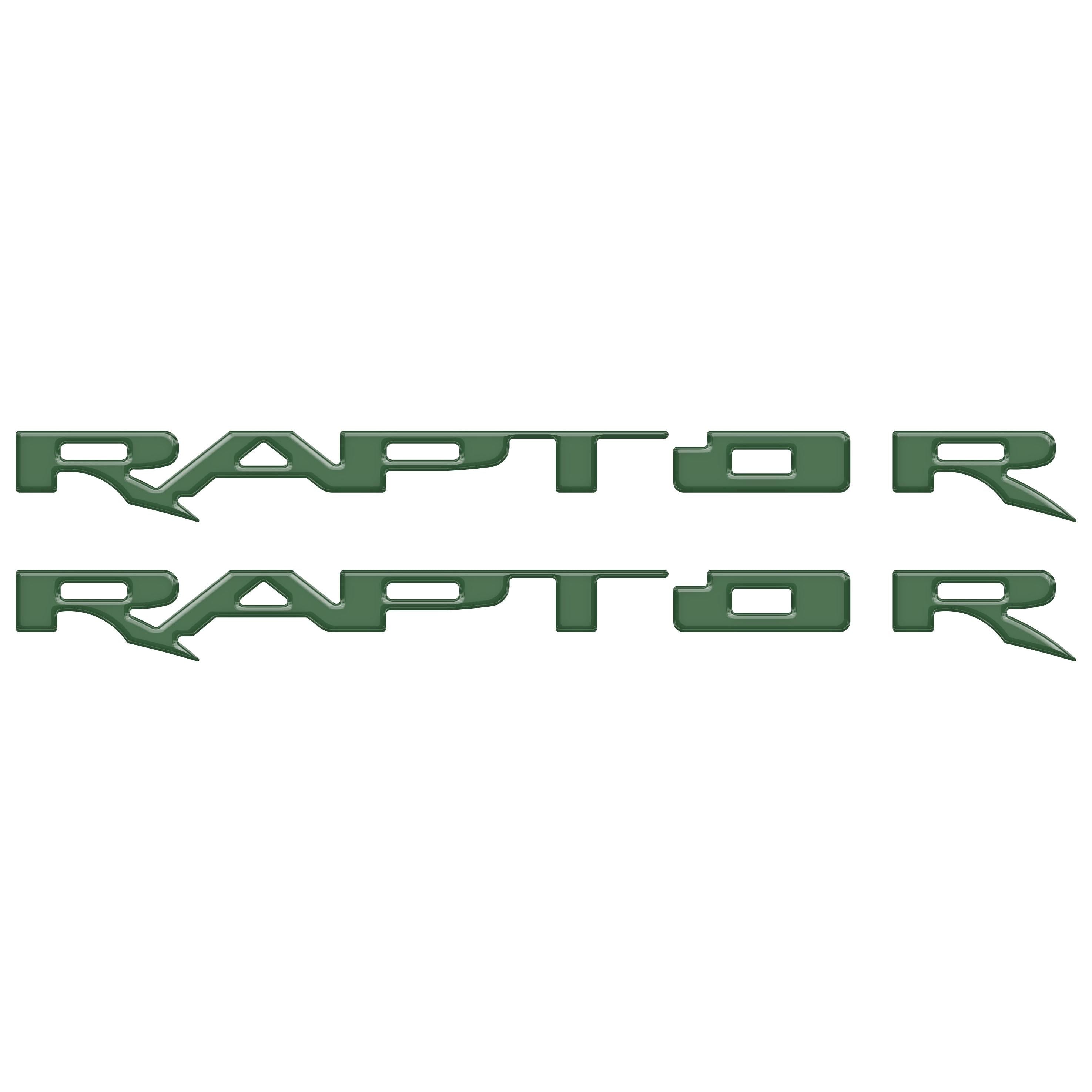 Running Board Emblem Overlays Fits 2017-2024 Ford F-150 Raptor