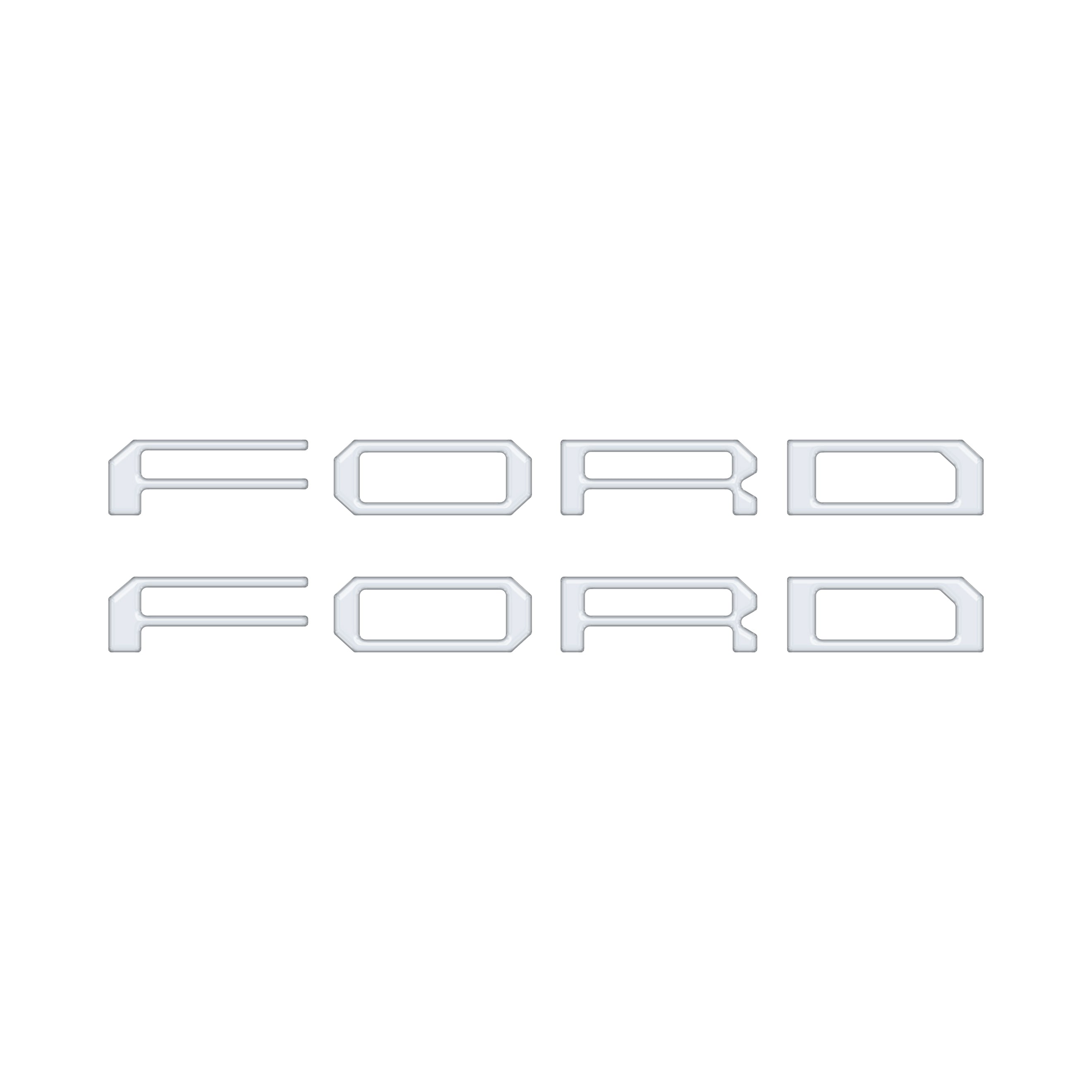 Tremor Running Board Letter Inserts Fits 2020-2026 Ford Super Duty Tremor