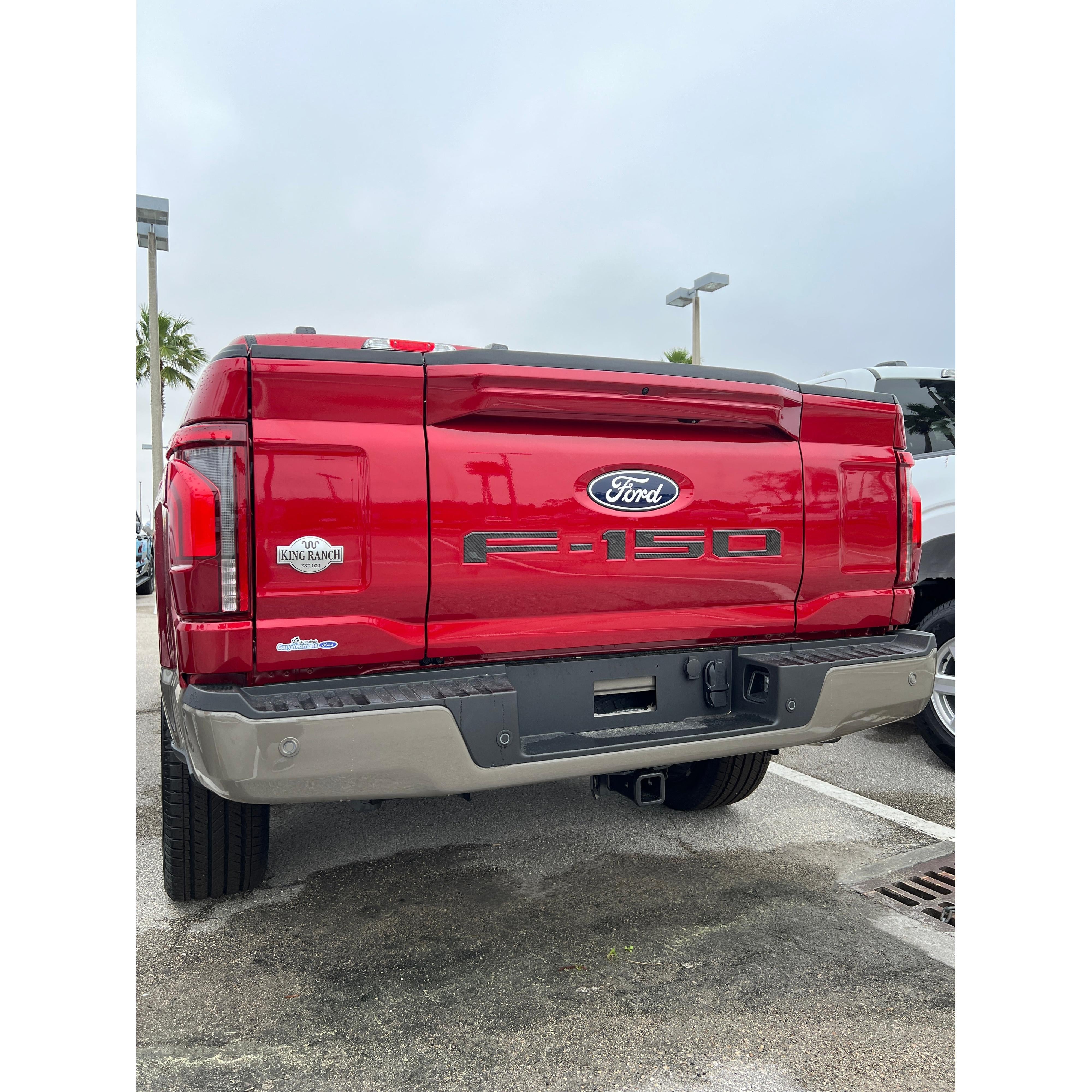 Tailgate Letter Inserts Fits 2021-2026 Ford F-150