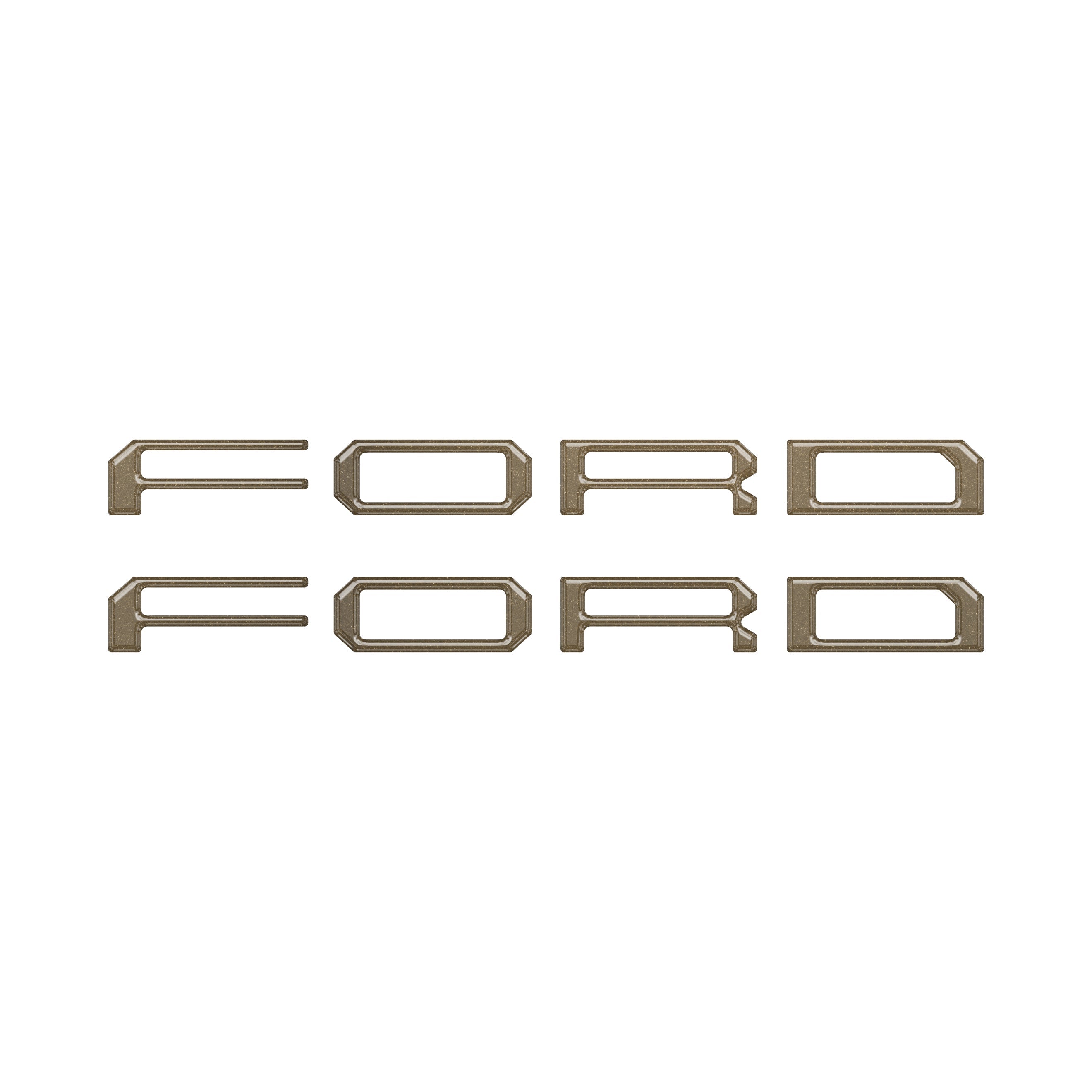 Tremor/Raptor Running Board Letter Inserts Fits 2025-2026 Ford F-150
