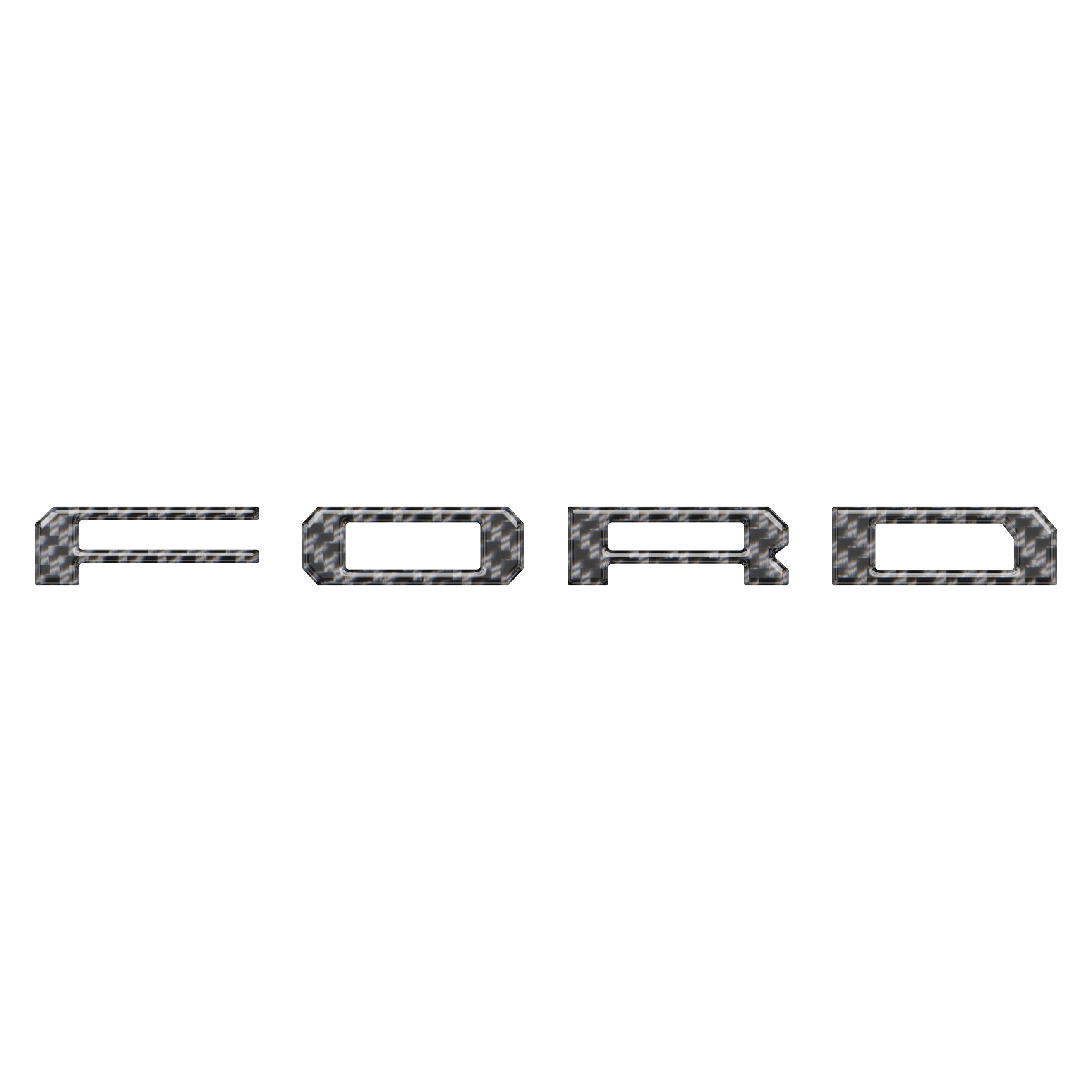 Inner Tailgate Letter Inserts Fits 2022-2026 Ford F-150 Lightning