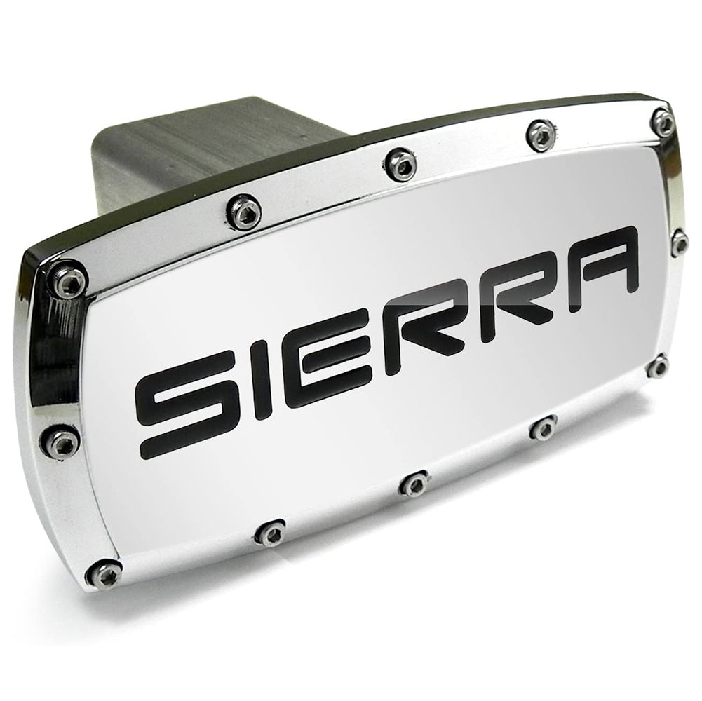 GMC Sierra Tow Hitch Cover - Billet Aluminum-SR1 Performance