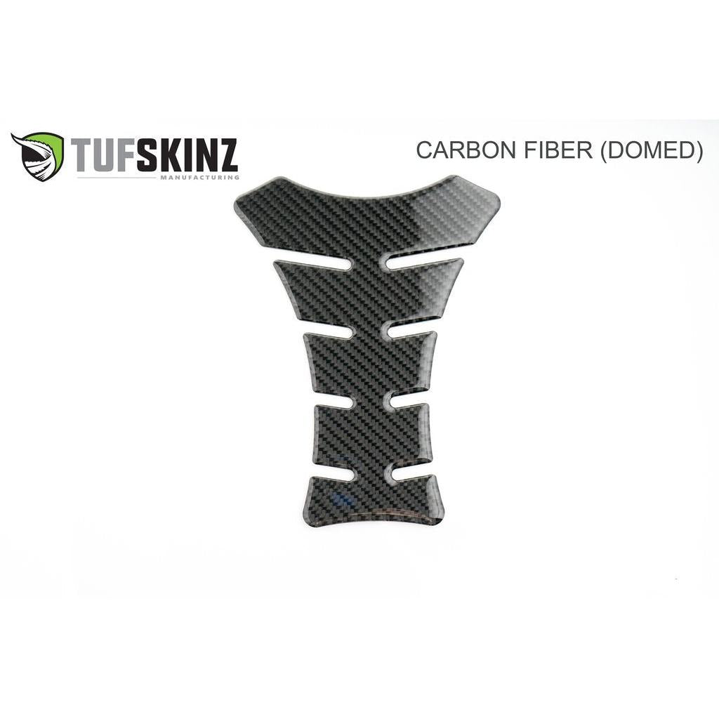 Motorcycle Tank Protector Accent Trim Fits - Universal Real Carbon Fiber(Domed)
