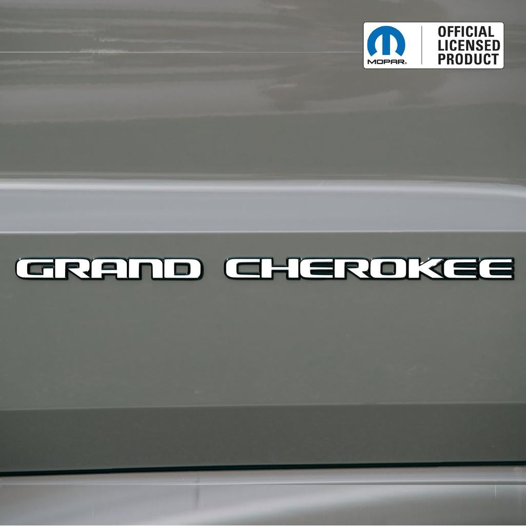 GRAND CHEROKEE Door Emblem Overlay Decal Set | Fits 2017–2022 WK2