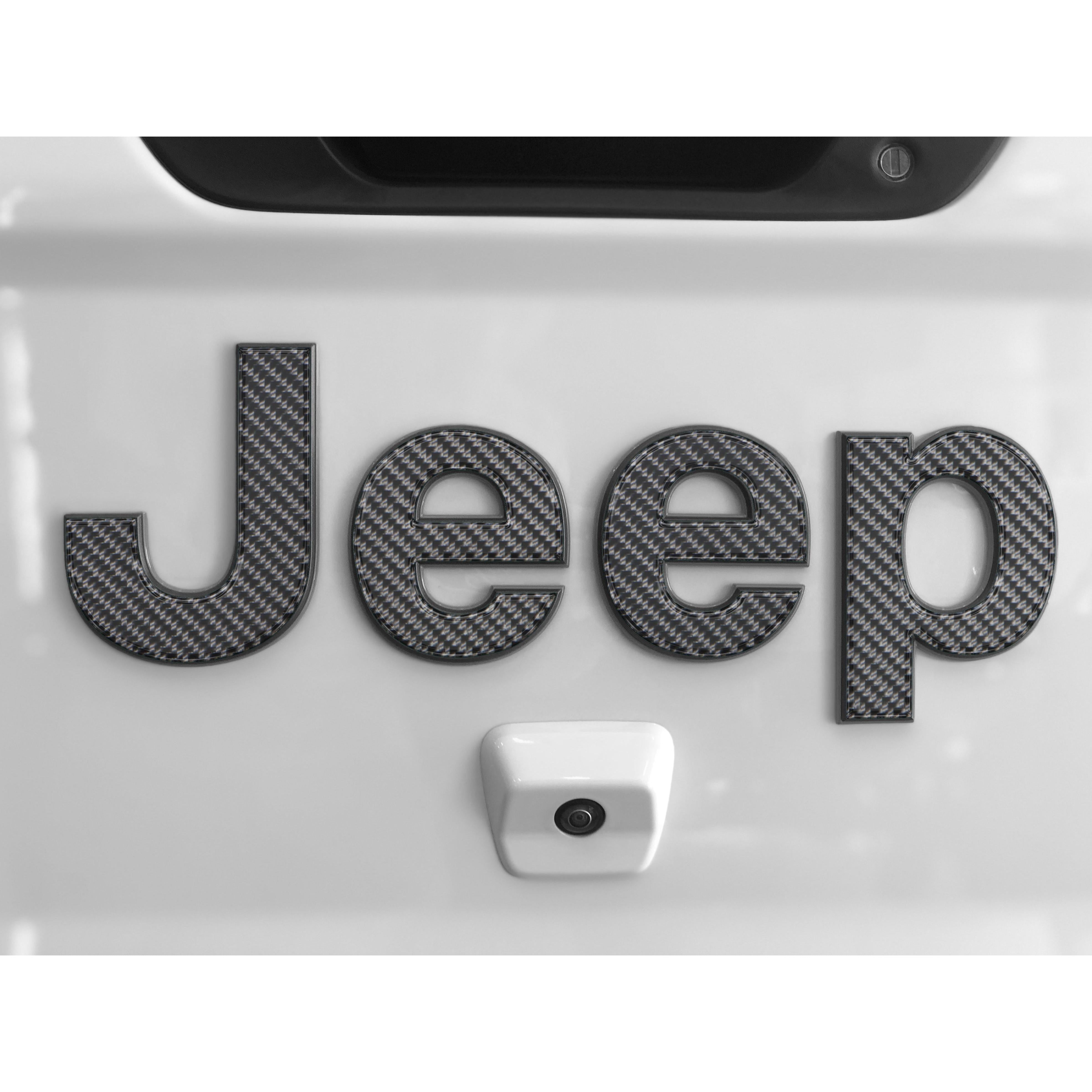 Tailgate Letter Overlays Fits 2019-2026 Jeep Gladiator