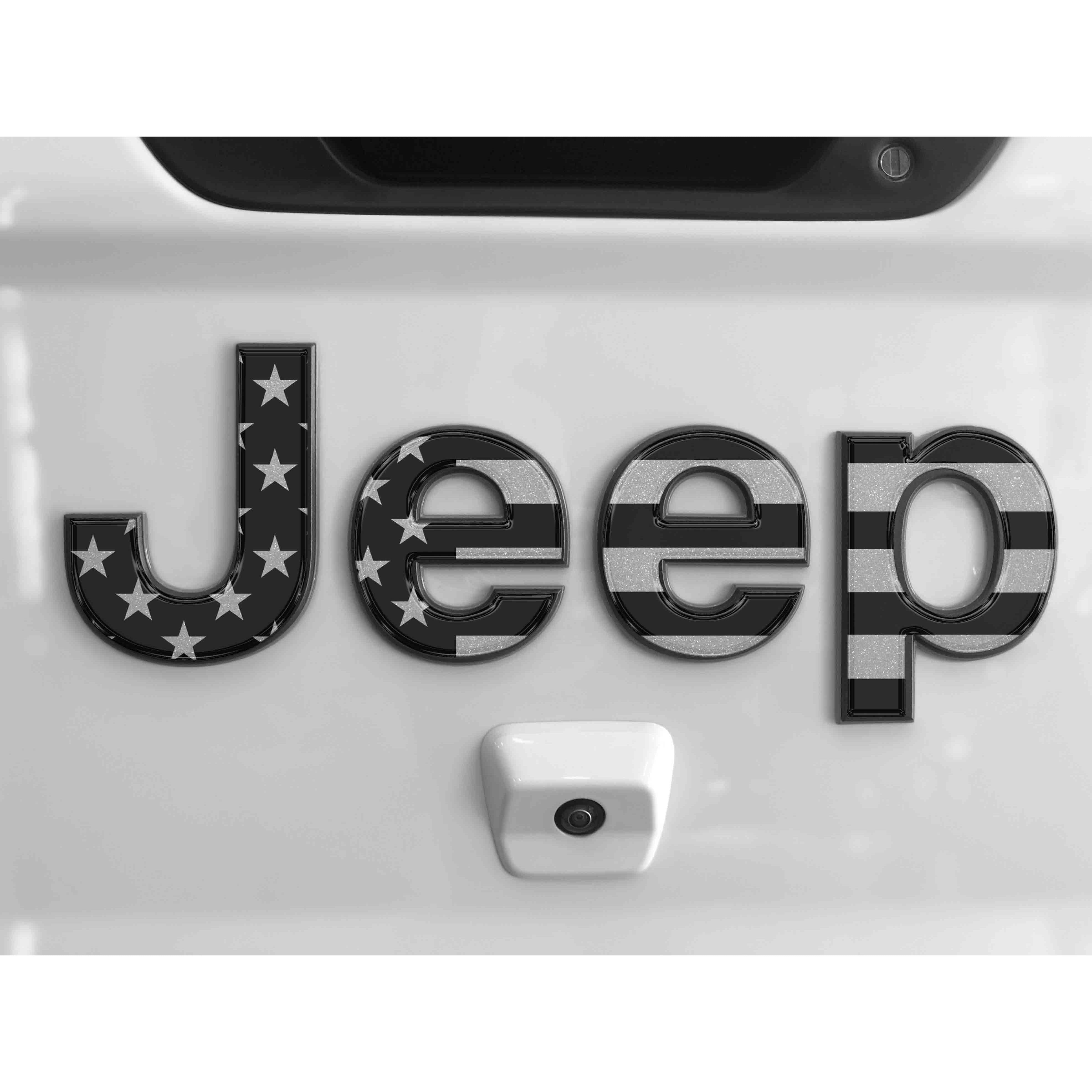 Tailgate Letter Overlays Fits 2019-2026 Jeep Gladiator