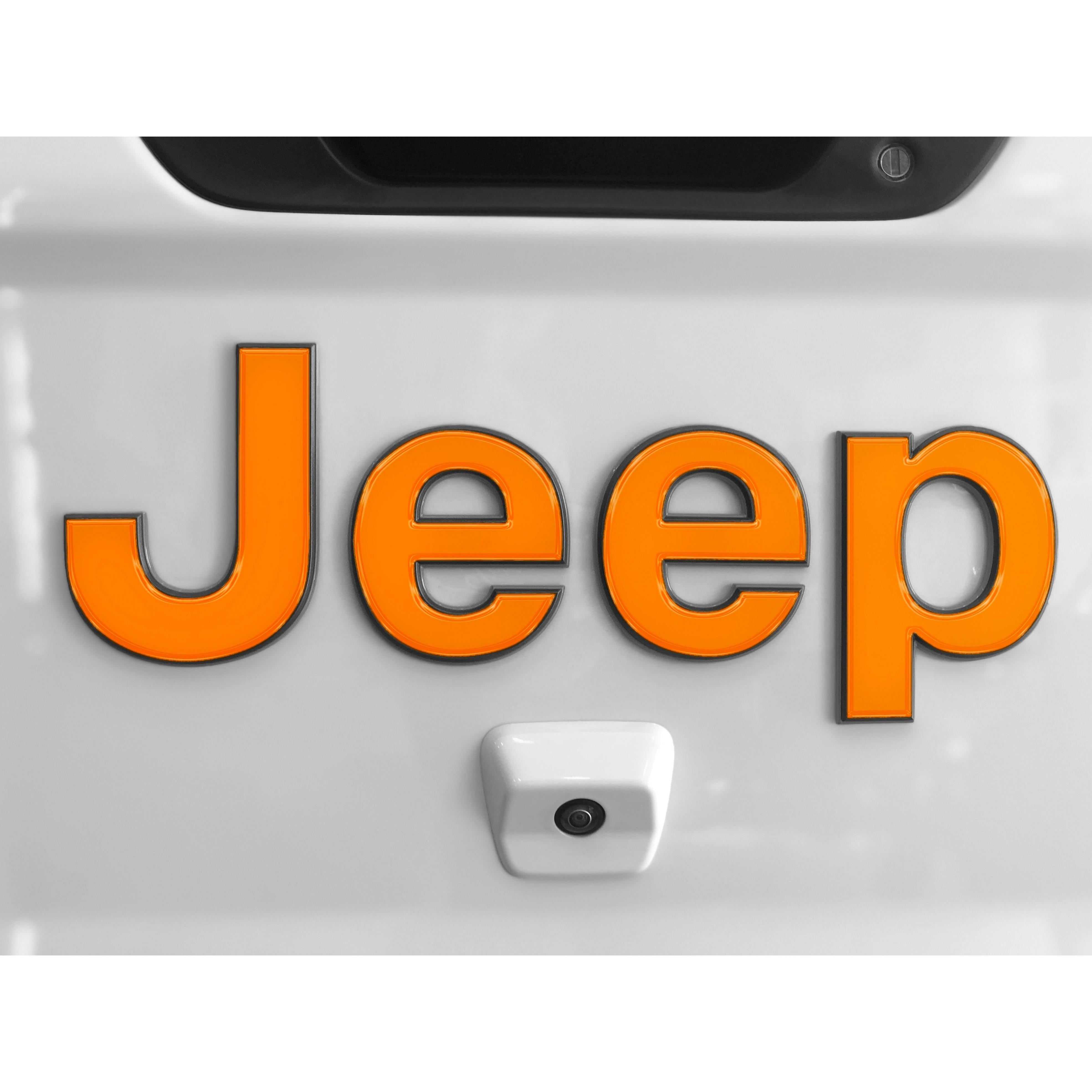 Tailgate Letter Overlays Fits 2019-2026 Jeep Gladiator