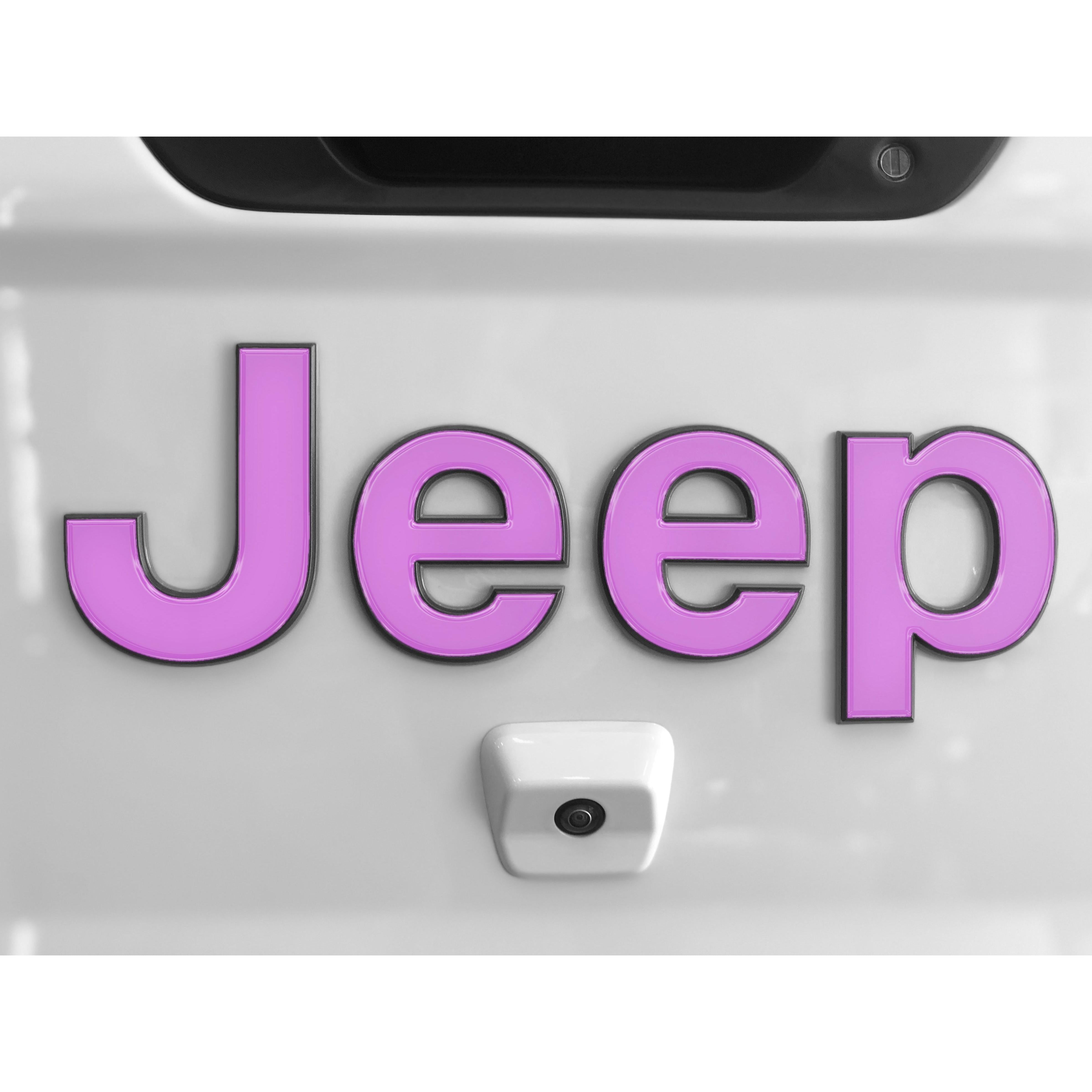Tailgate Letter Overlays Fits 2019-2026 Jeep Gladiator