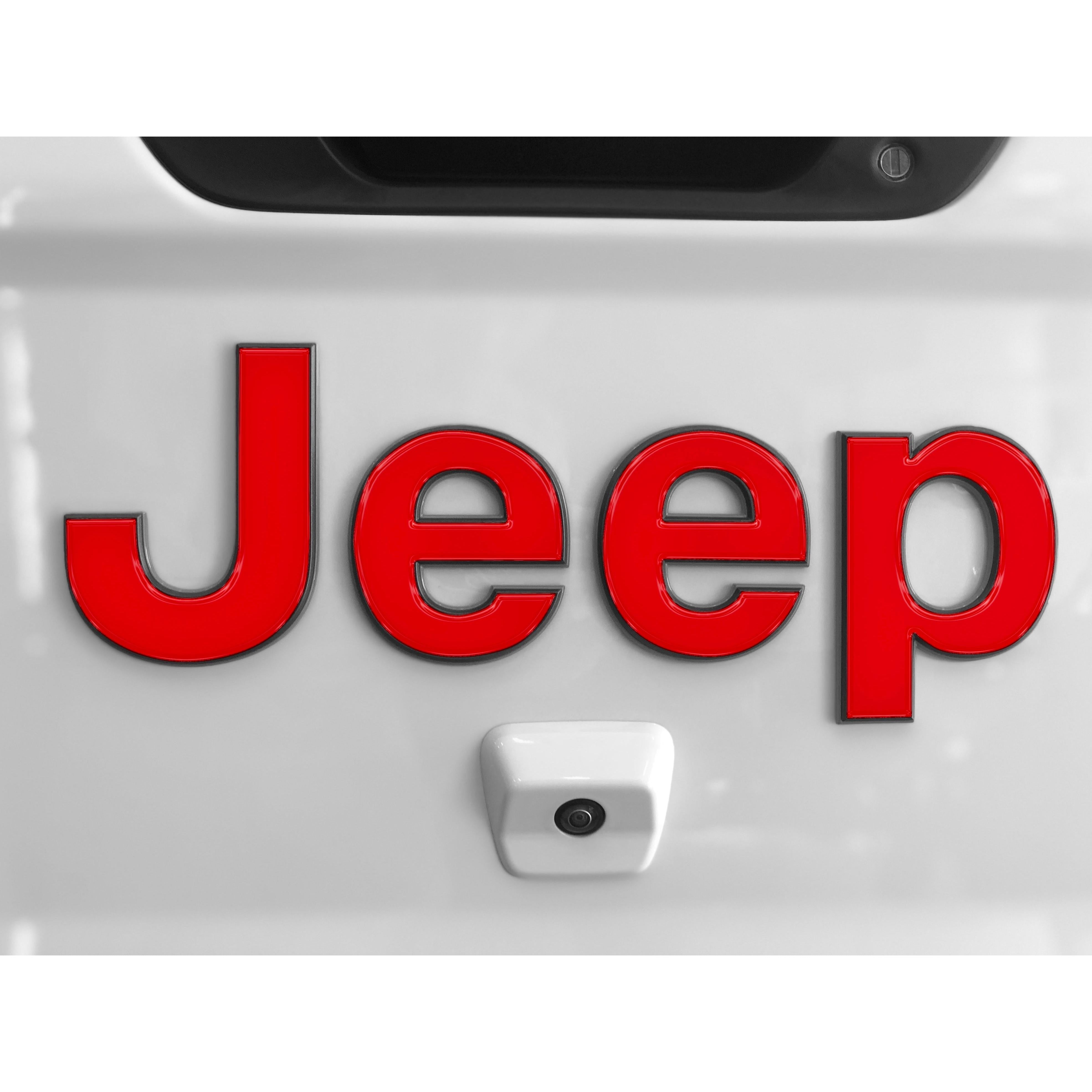 Tailgate Letter Overlays Fits 2019-2026 Jeep Gladiator