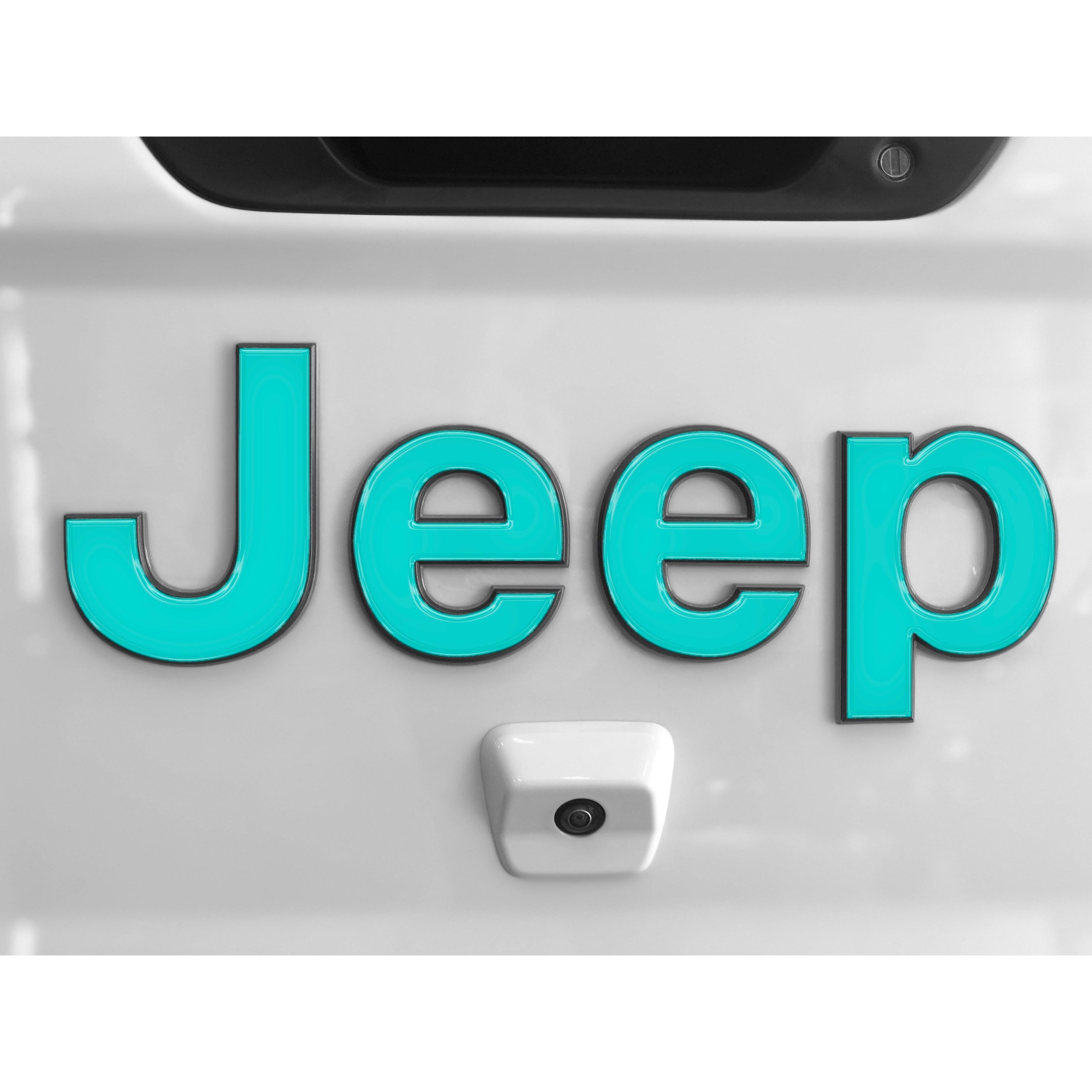 Tailgate Letter Overlays Fits 2019-2026 Jeep Gladiator