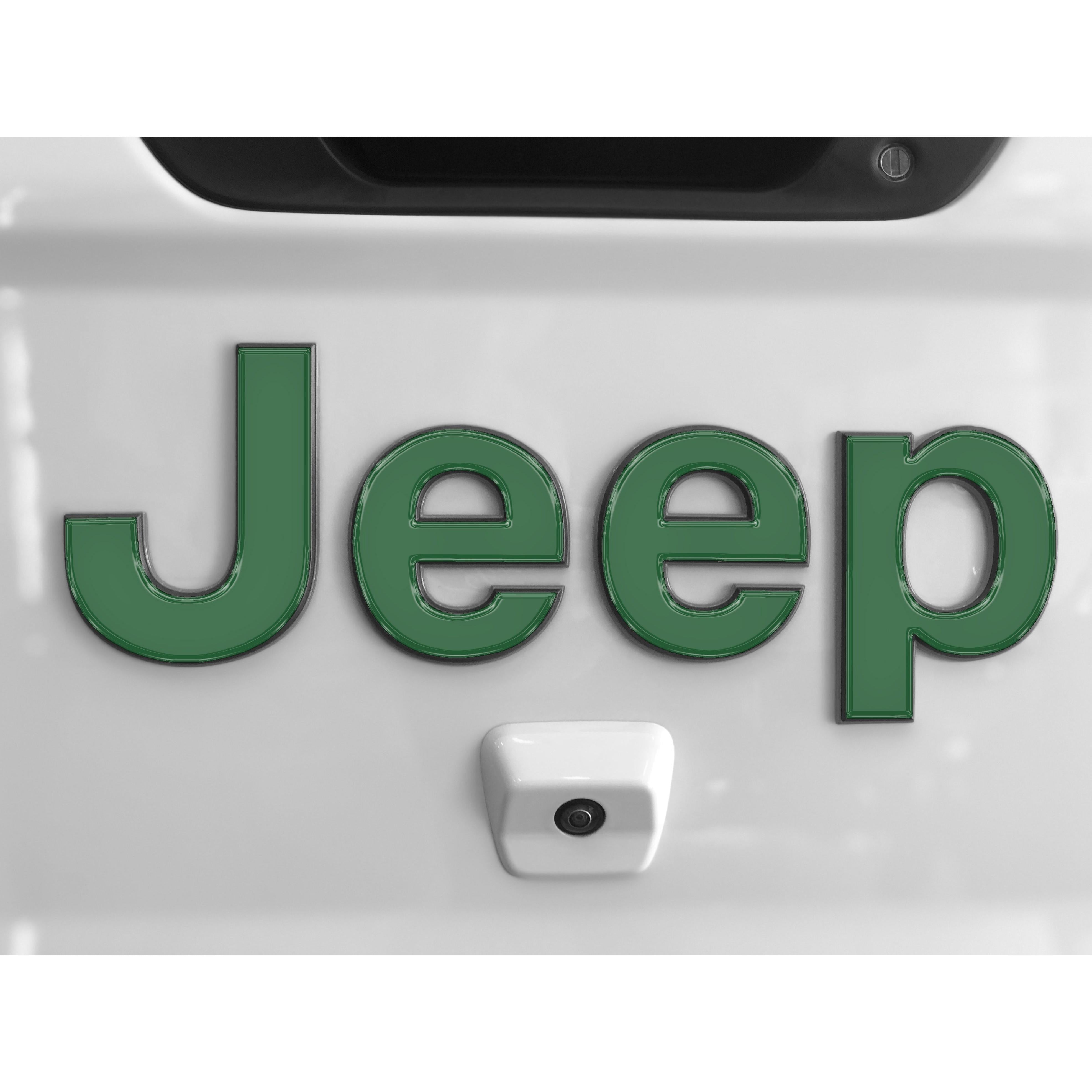 Tailgate Letter Overlays Fits 2019-2026 Jeep Gladiator