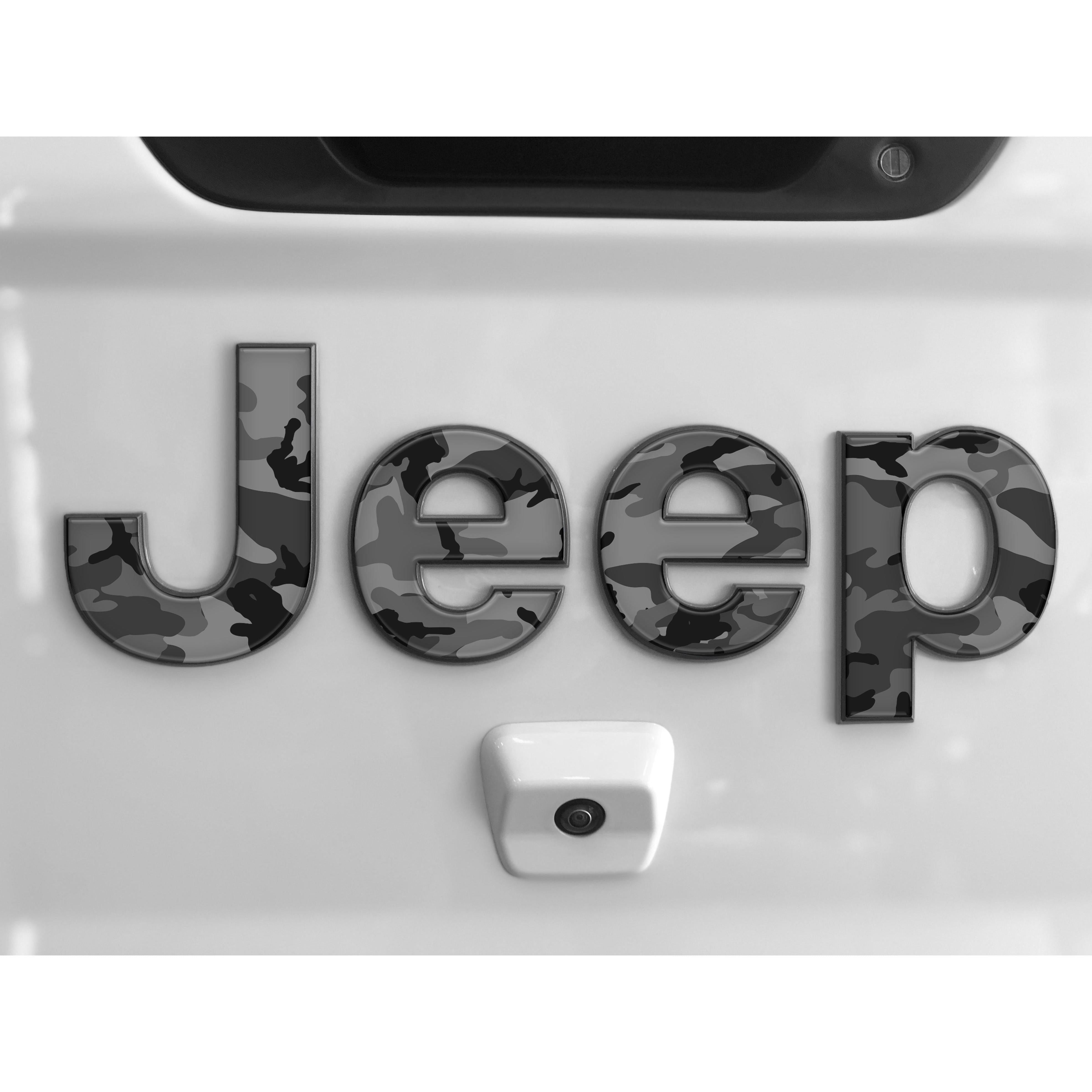 Tailgate Letter Overlays Fits 2019-2026 Jeep Gladiator