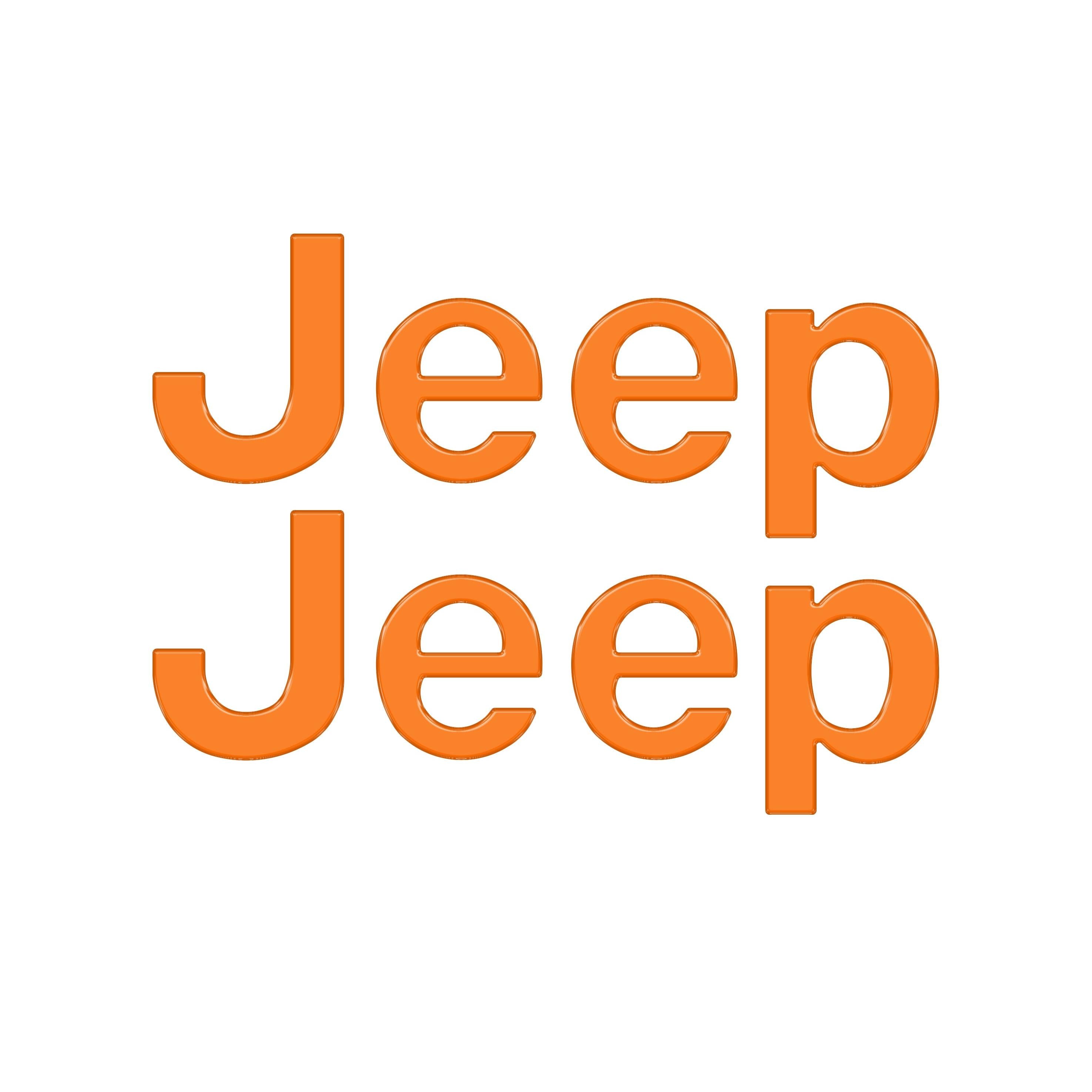 Driver & Passenger Side Emblem Overlays Fits 2019-2026 Jeep Gladiator