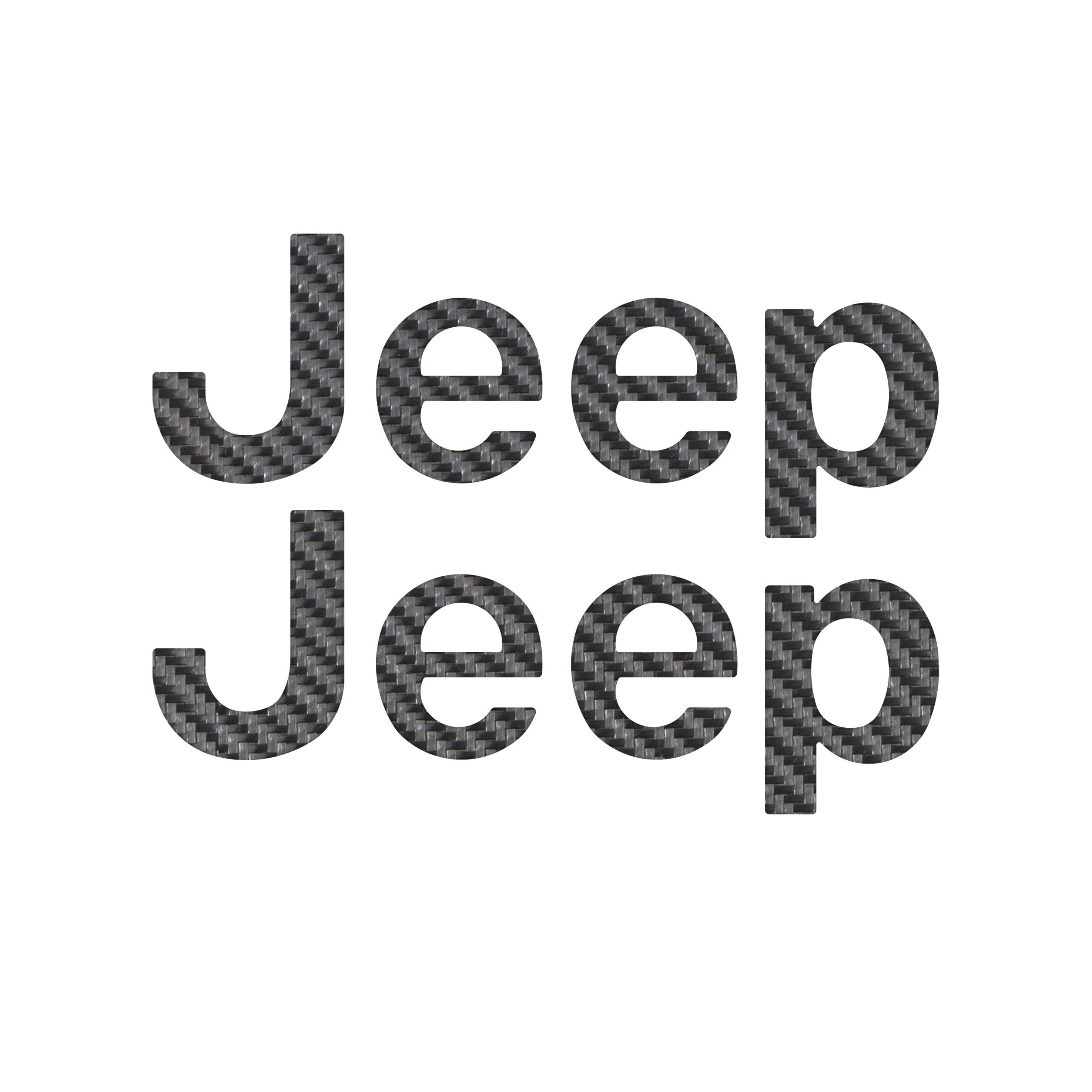 Driver & Passenger Side Emblem Overlays Fits 2019-2026 Jeep Gladiator